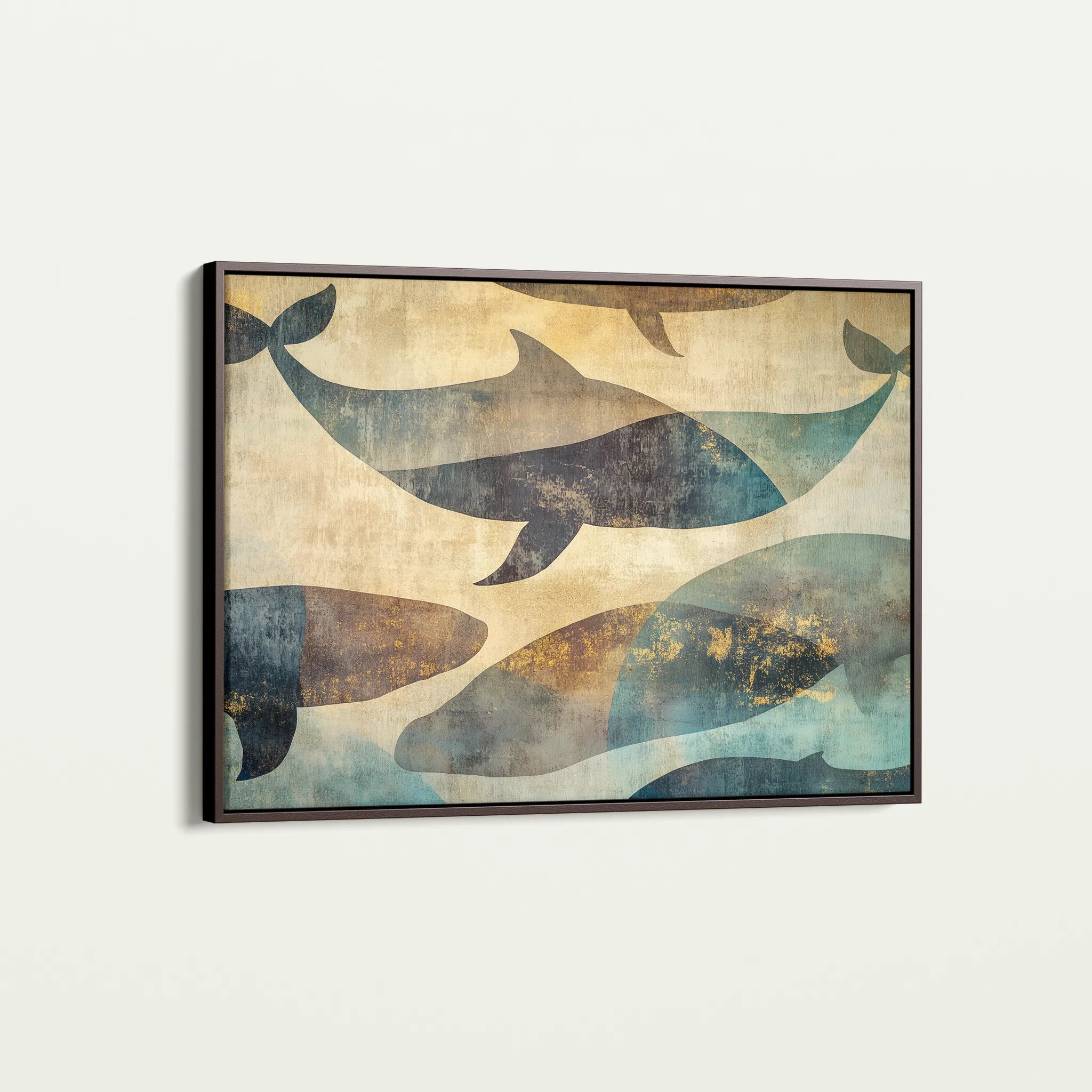Animals 001 Canvas Art 60 x 40 cm / Black