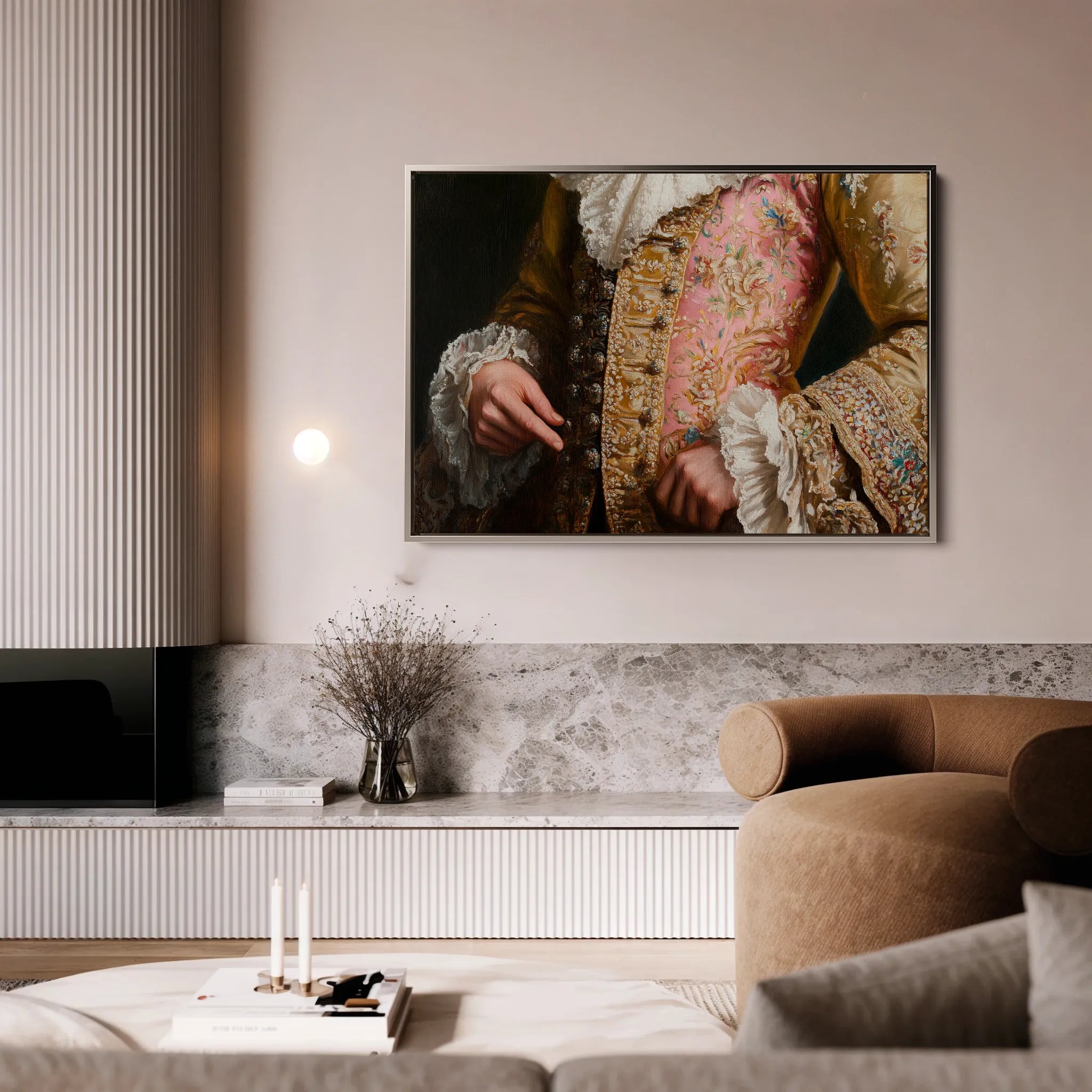 Classic 001 Canvas Art 60 x 40 cm / Black