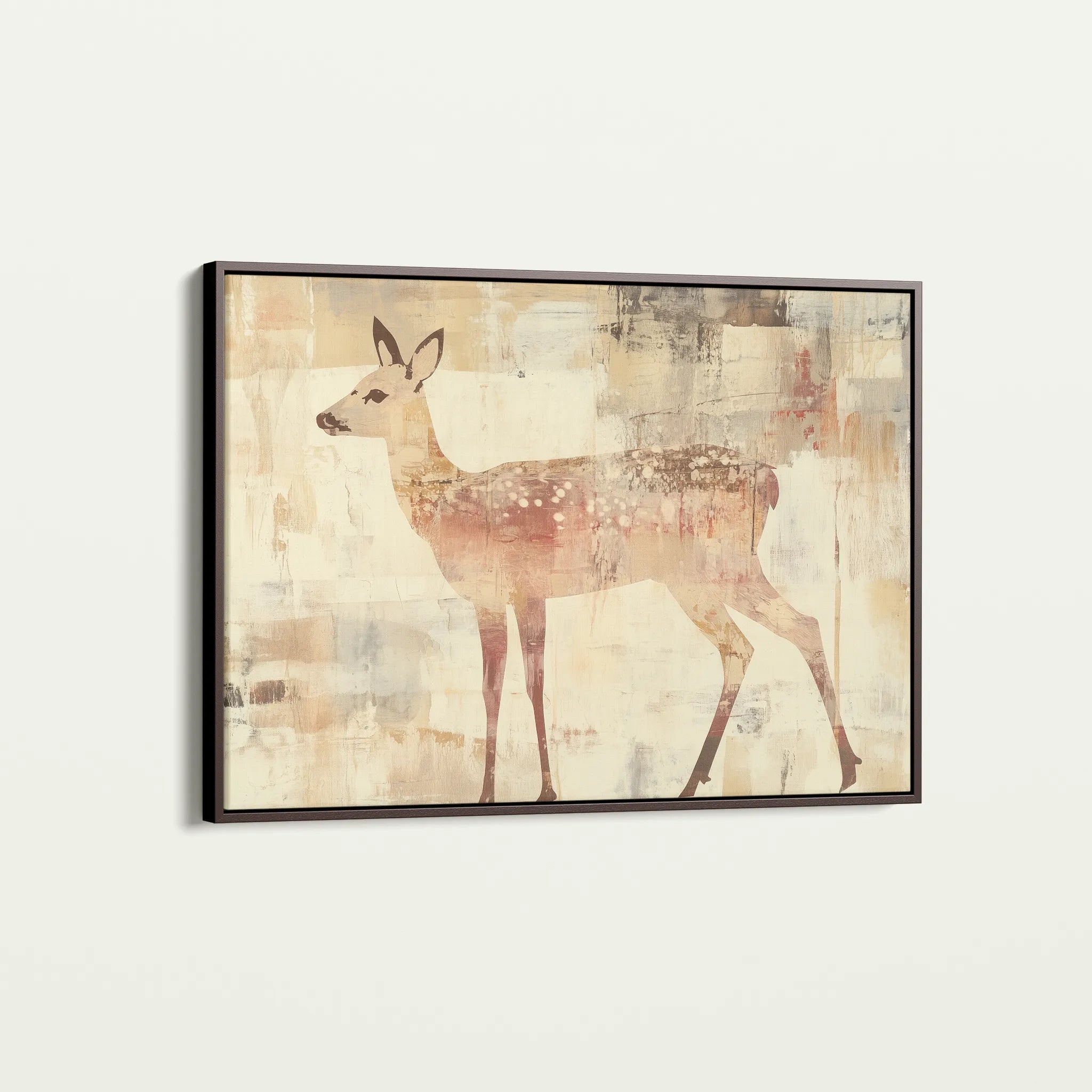 Animals 002 Canvas Art 60 x 40 cm / Black