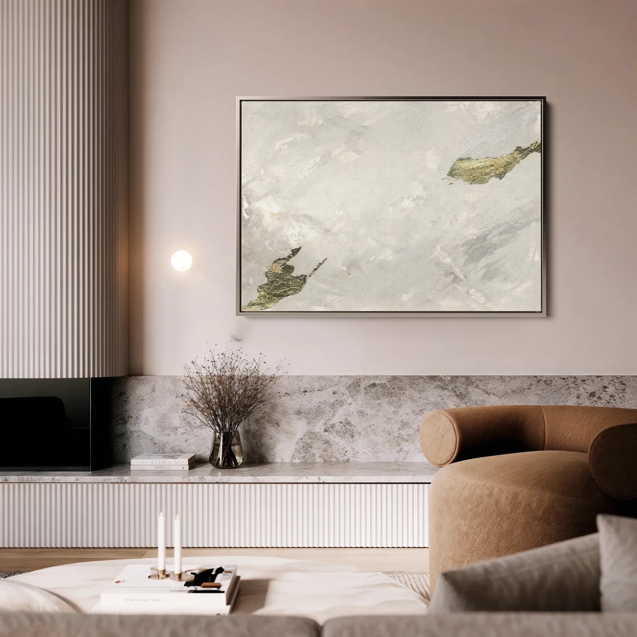 Abstract 002 Canvas Art 60 x 40 cm / Black