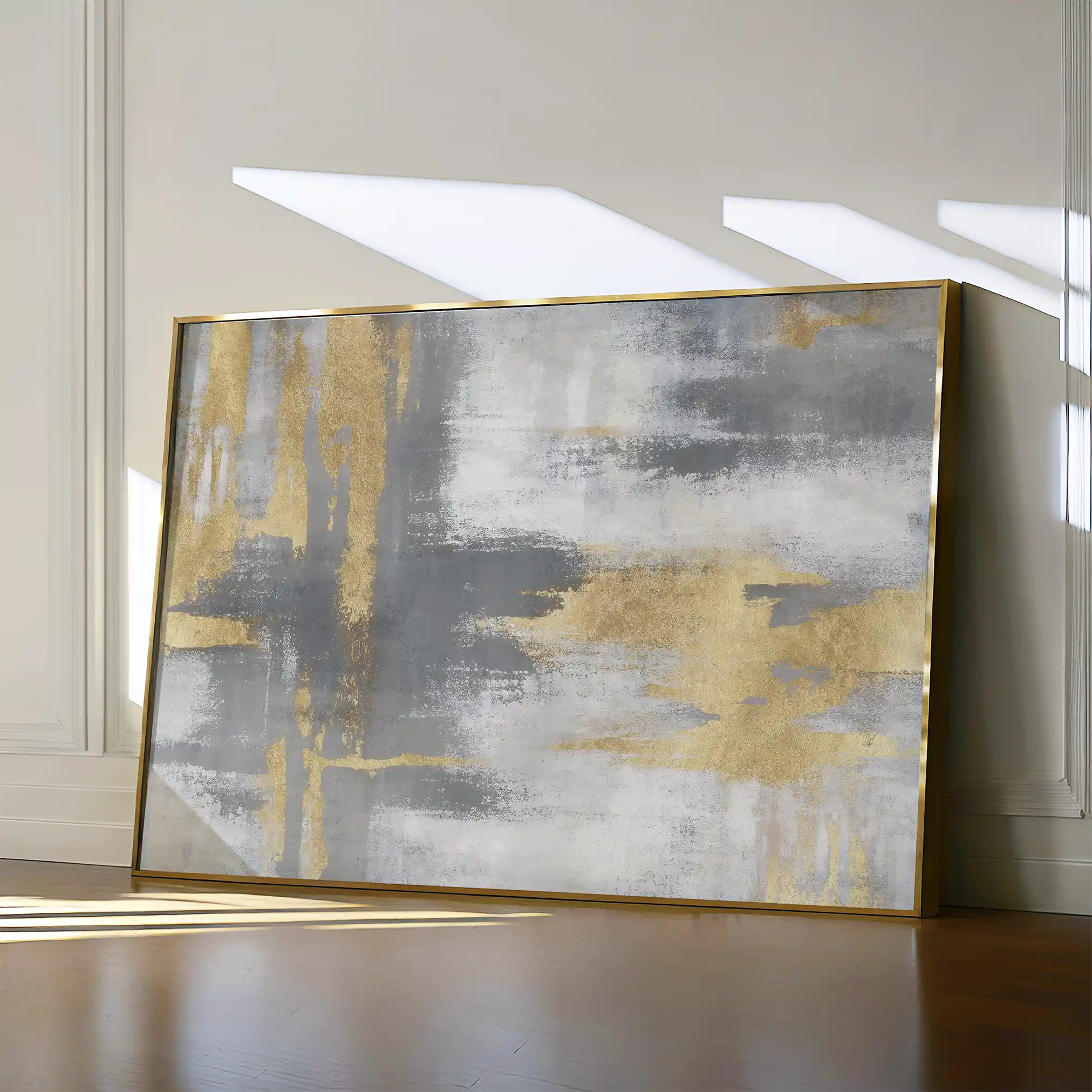 Abstract 003 Canvas Art 60 x 40 cm / Black