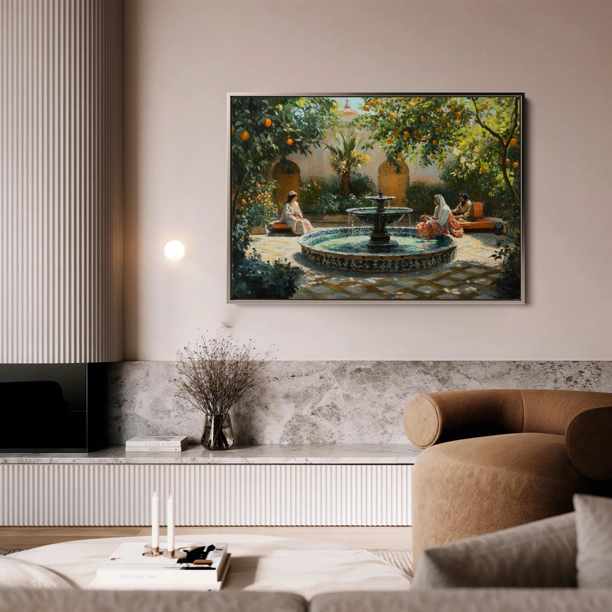 Orientalist 003 Canvas Art 60 x 40 cm / Black
