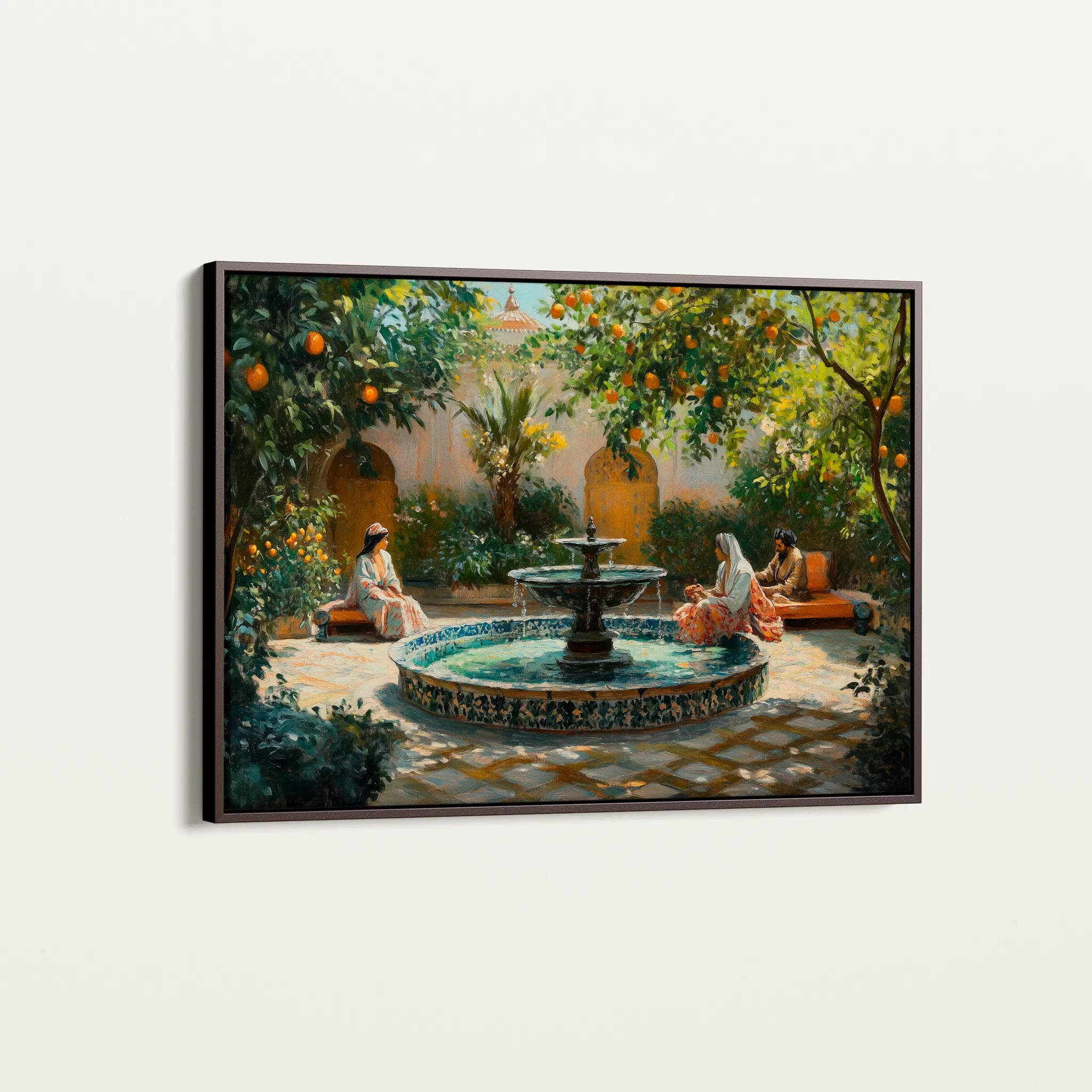 Orientalist 003 Canvas Art 60 x 40 cm / Black