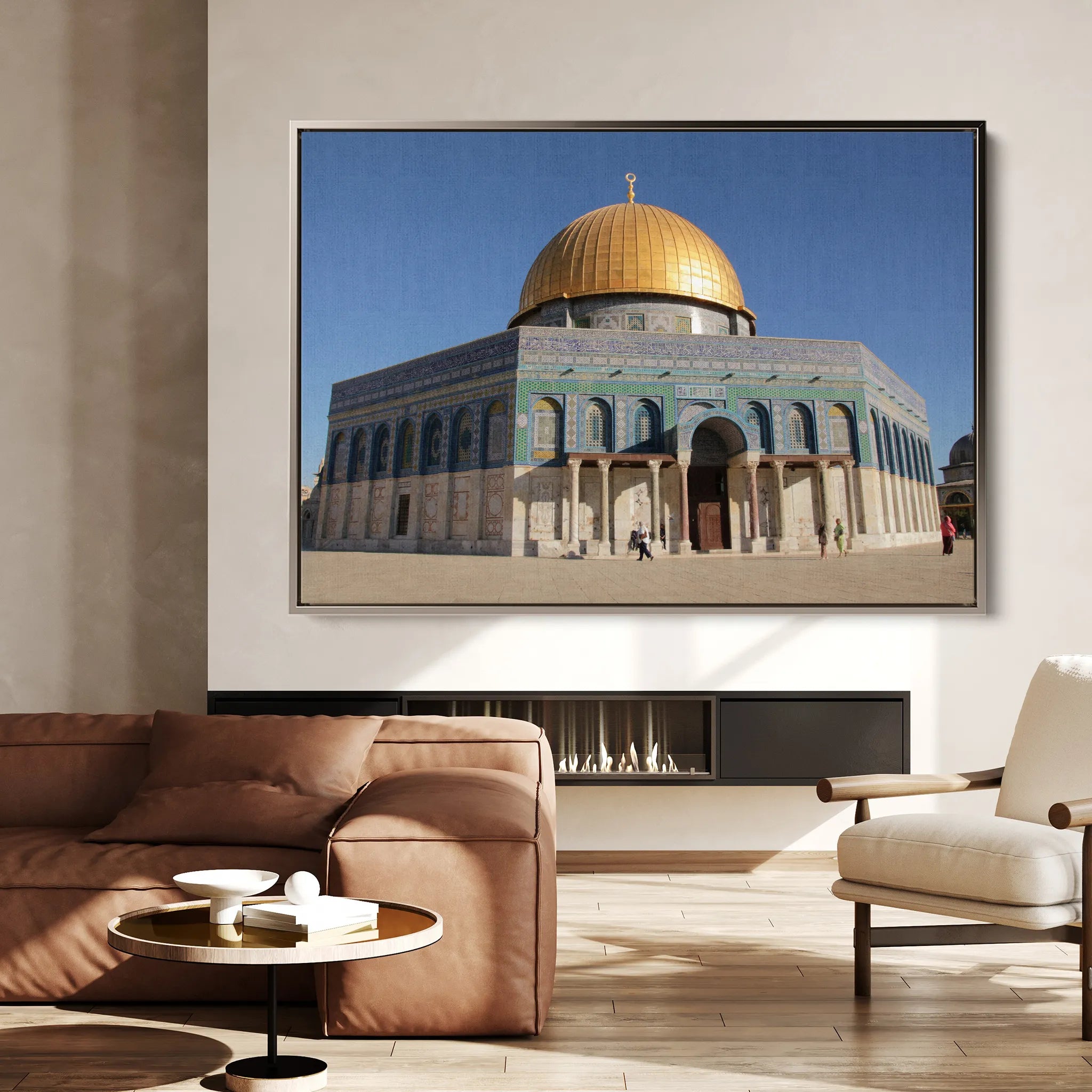 Palestine 003 Canvas Art 60 x 40 cm / Black