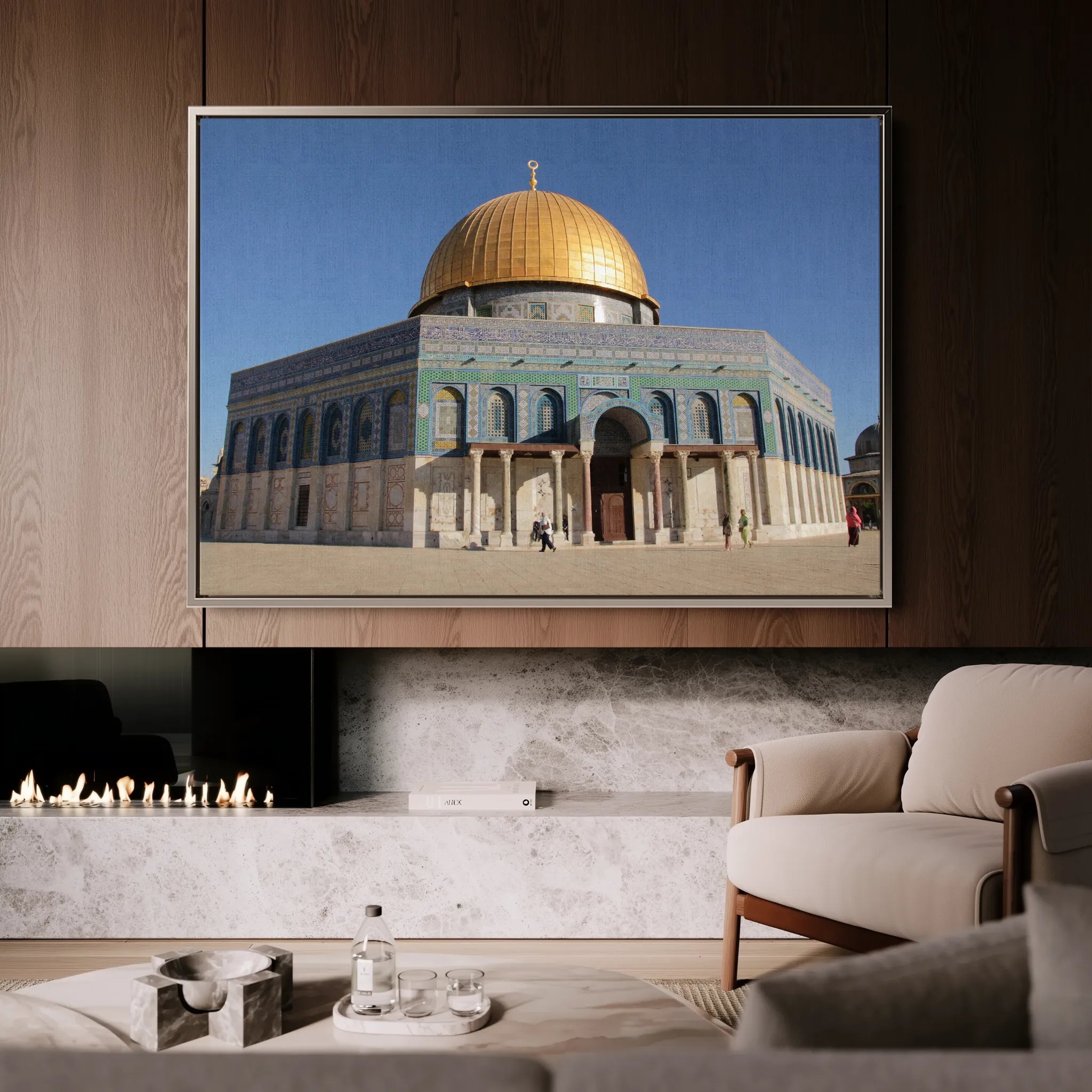 Palestine 003 Canvas Art 60 x 40 cm / Black