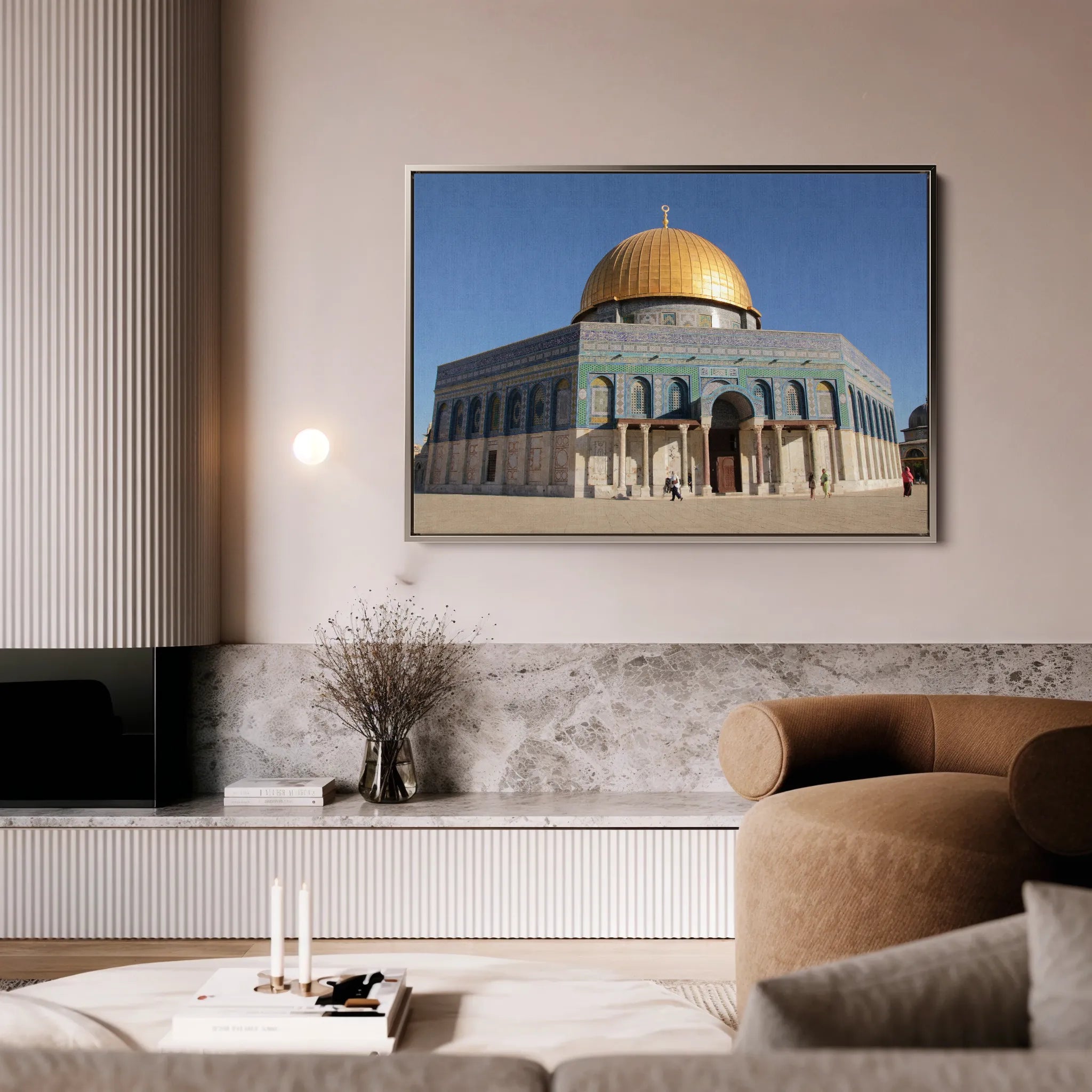 Palestine 003 Canvas Art 60 x 40 cm / Black