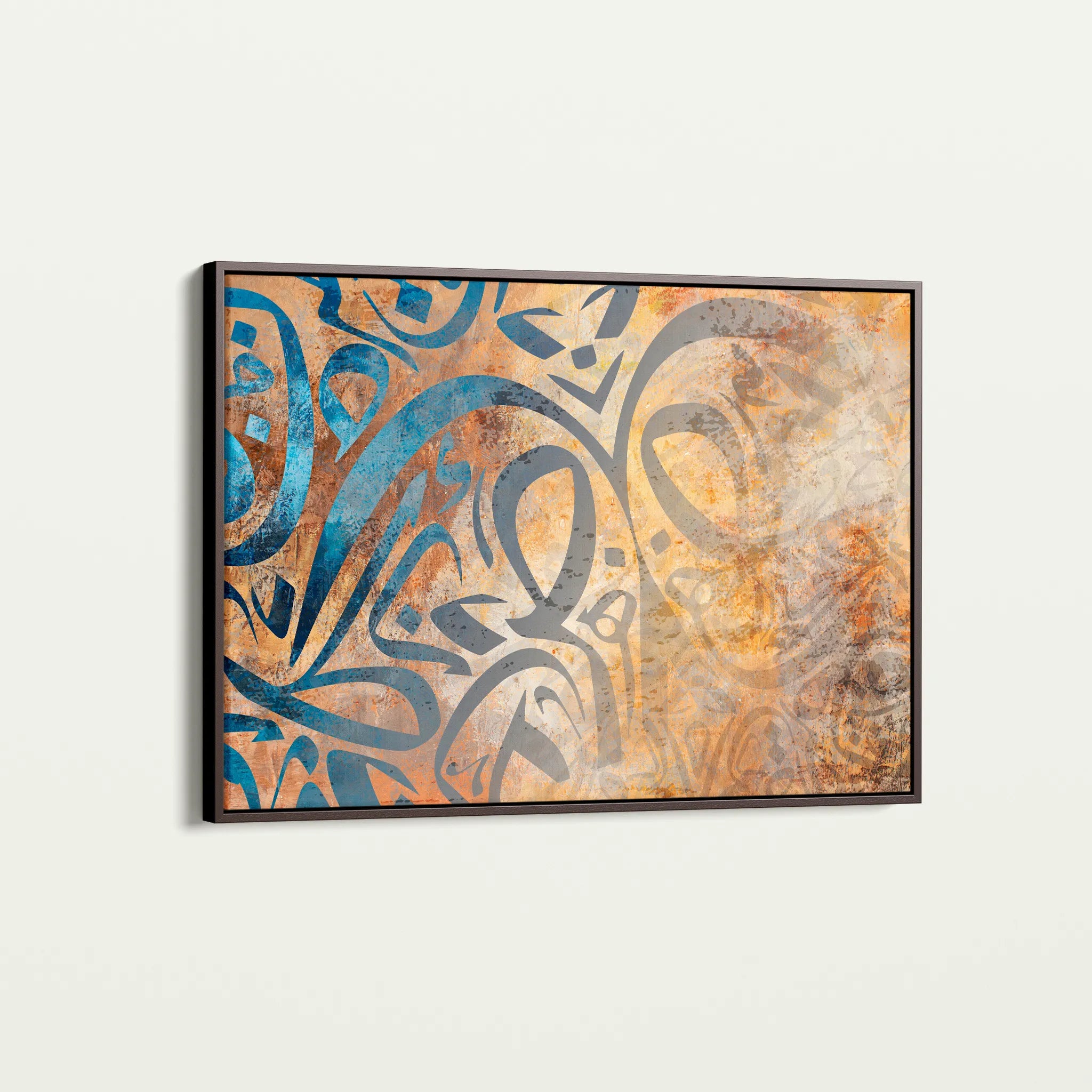 Islamic 004 Canvas Art 60 x 40 cm / Black