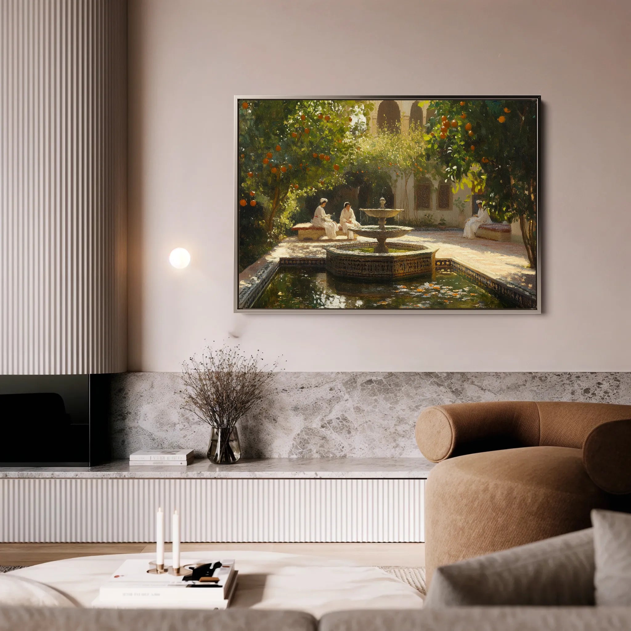 Orientalist 004 Canvas Art 60 x 40 cm / Black