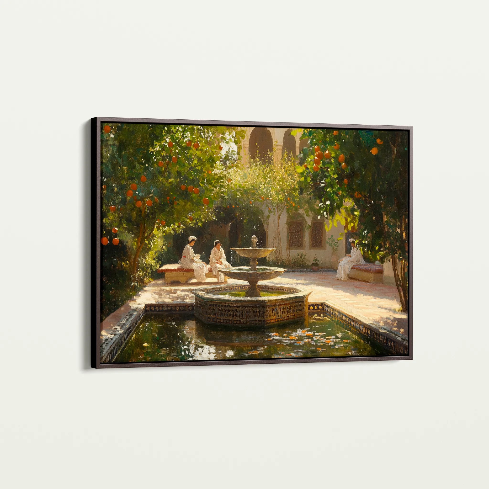 Orientalist 004 Canvas Art 60 x 40 cm / Black