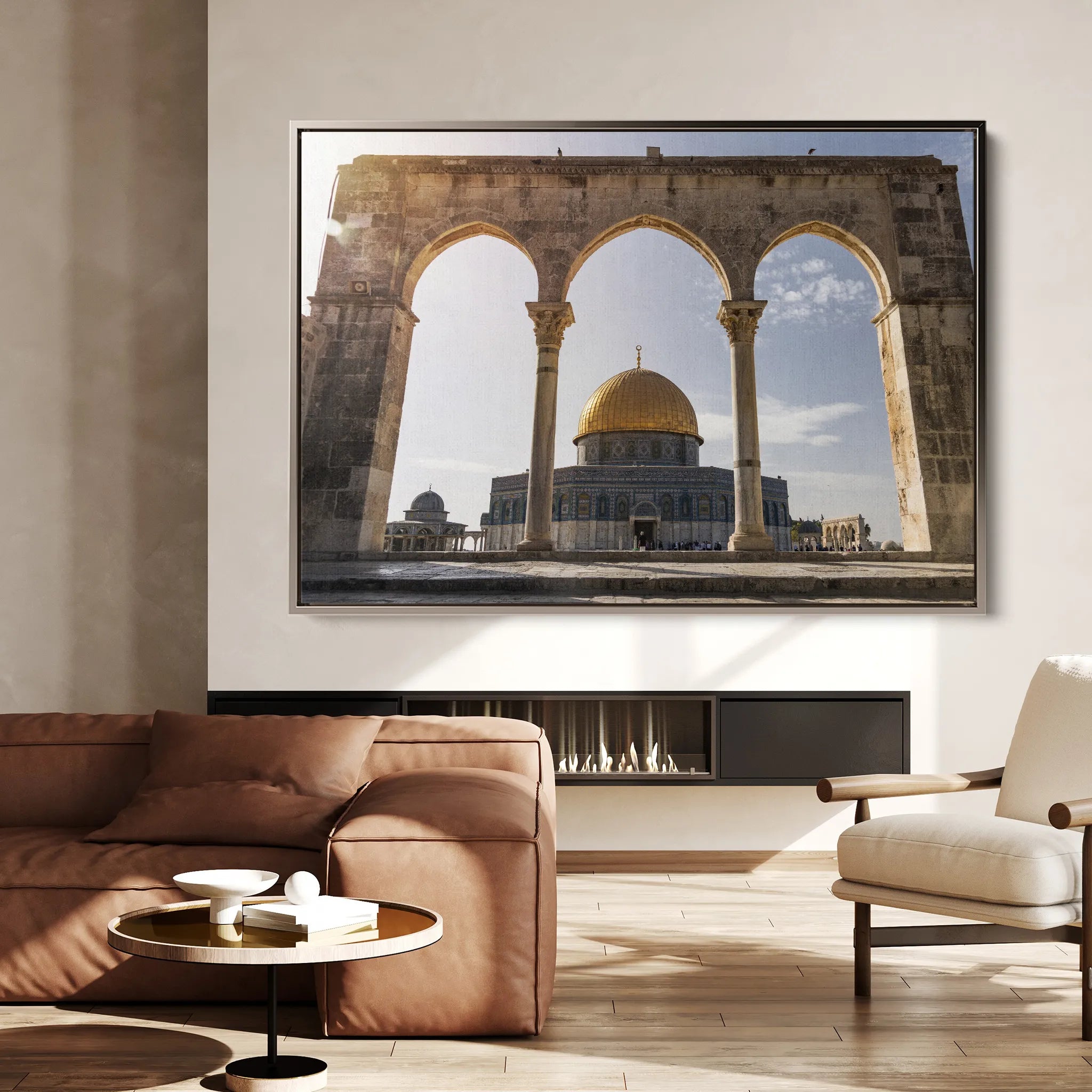 Palestine 005 Canvas Art 60 x 40 cm / Black