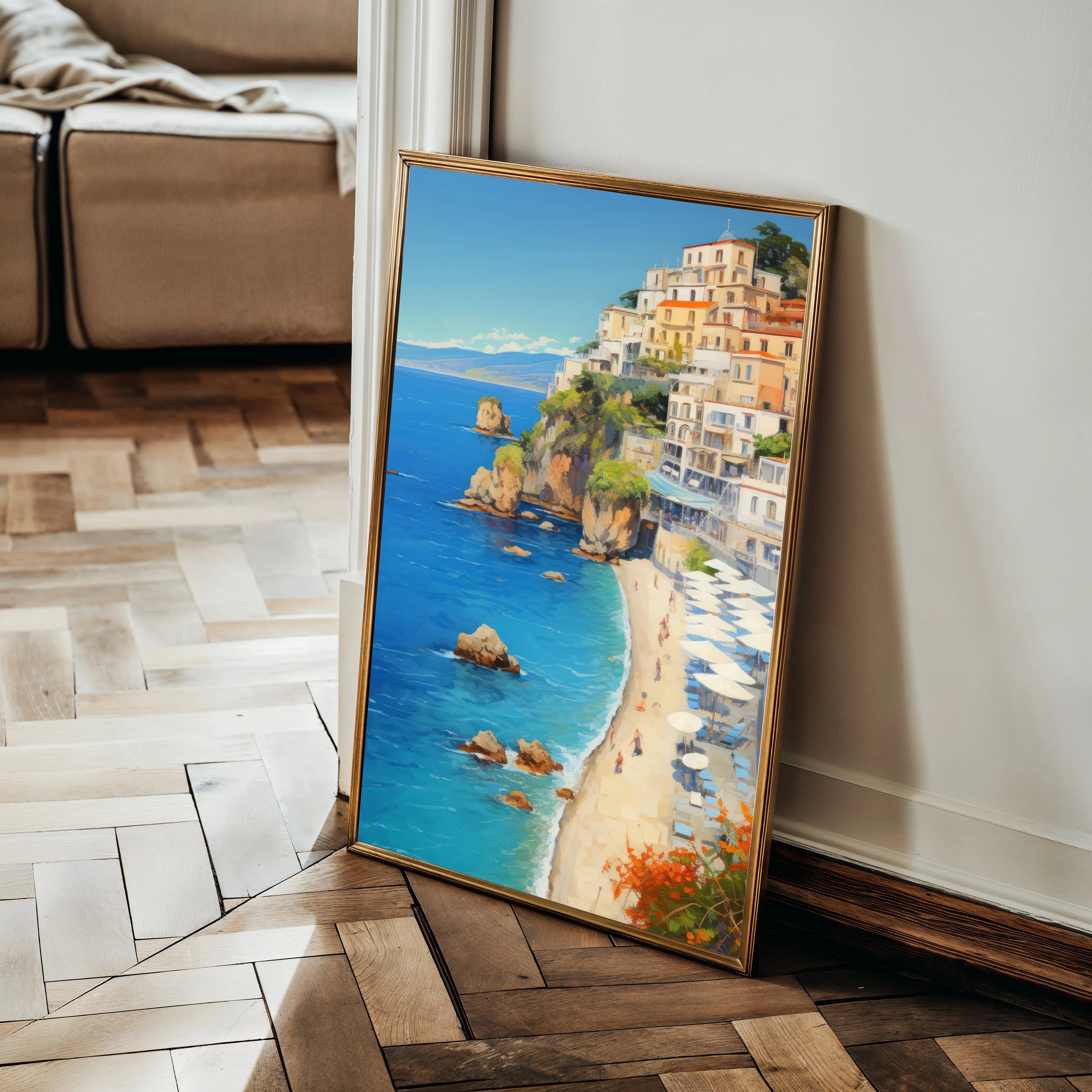 Landscape 006 Canvas Art 60 x 40 cm / Black