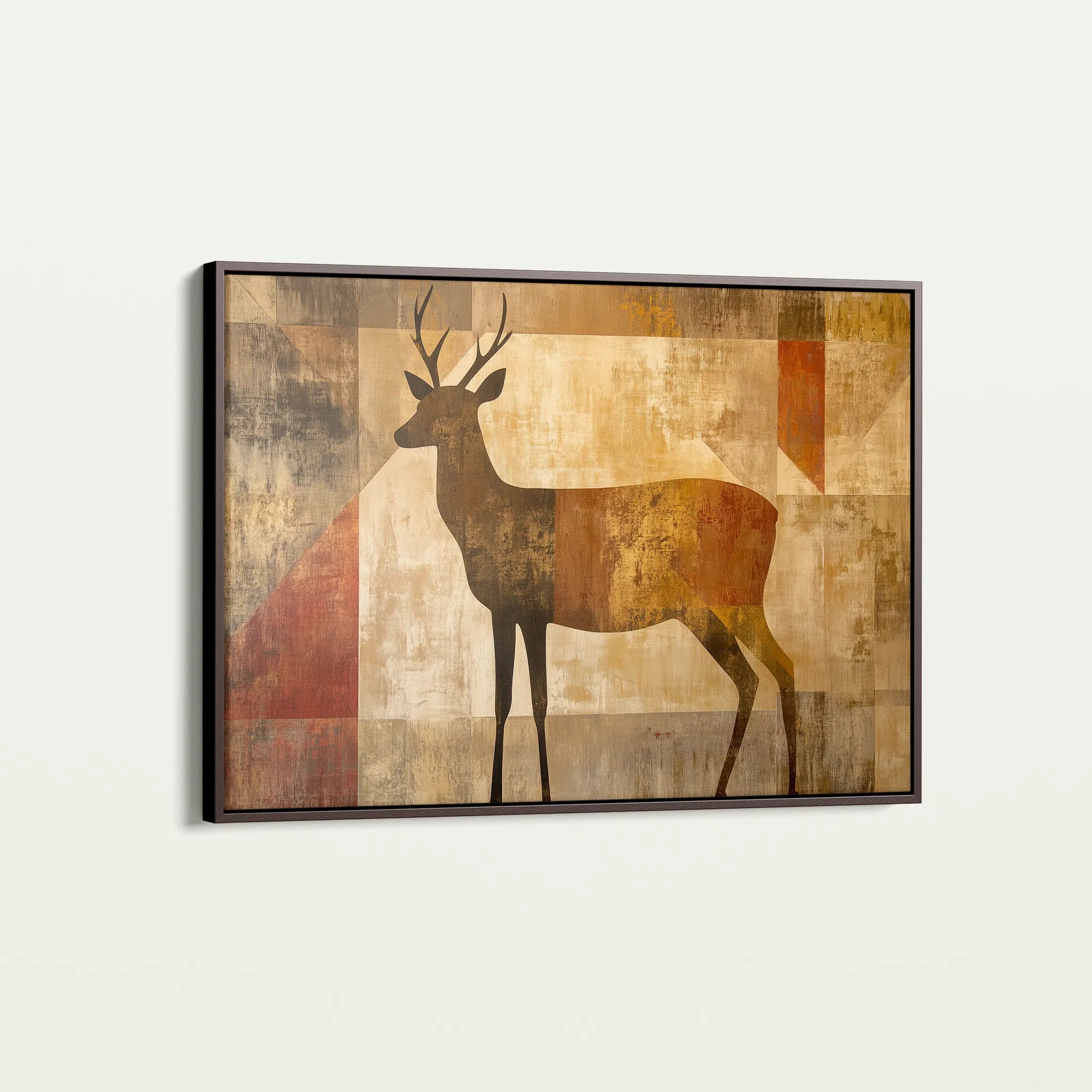 Animals 007 Canvas Art 60 x 40 cm / Black