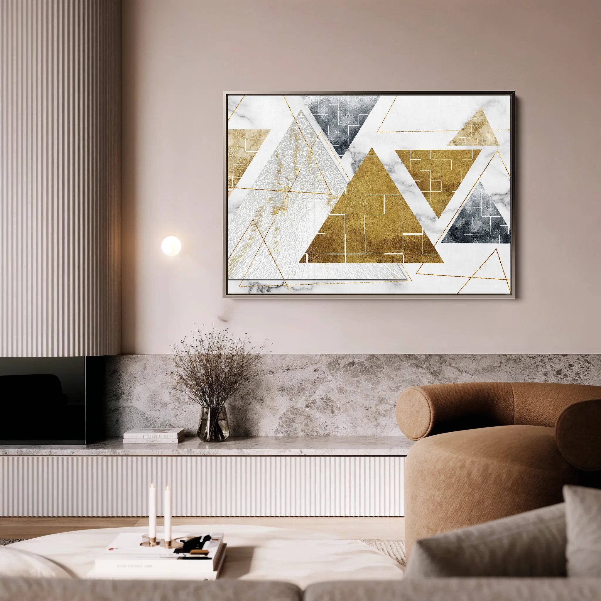 Abstract 007 Canvas Art 60 x 40 cm / Black