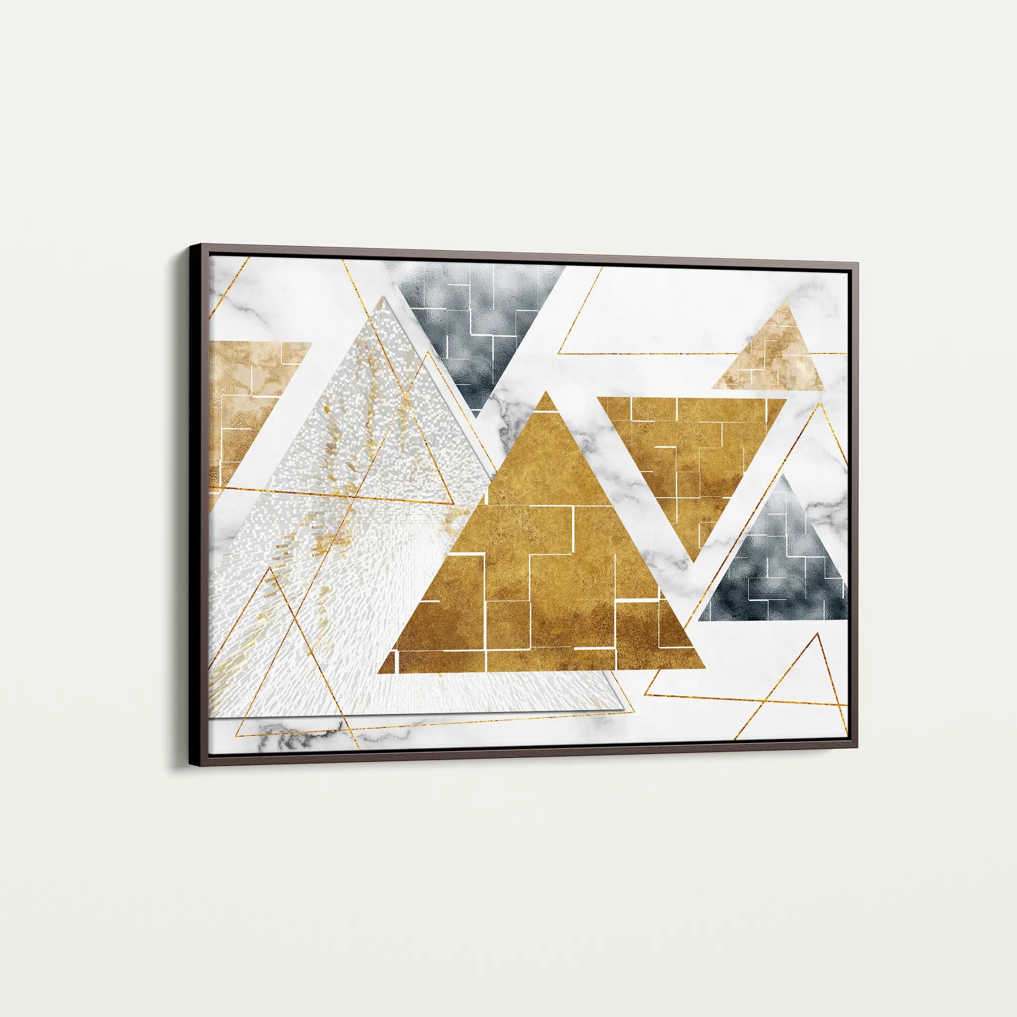 Abstract 007 Canvas Art 60 x 40 cm / Black