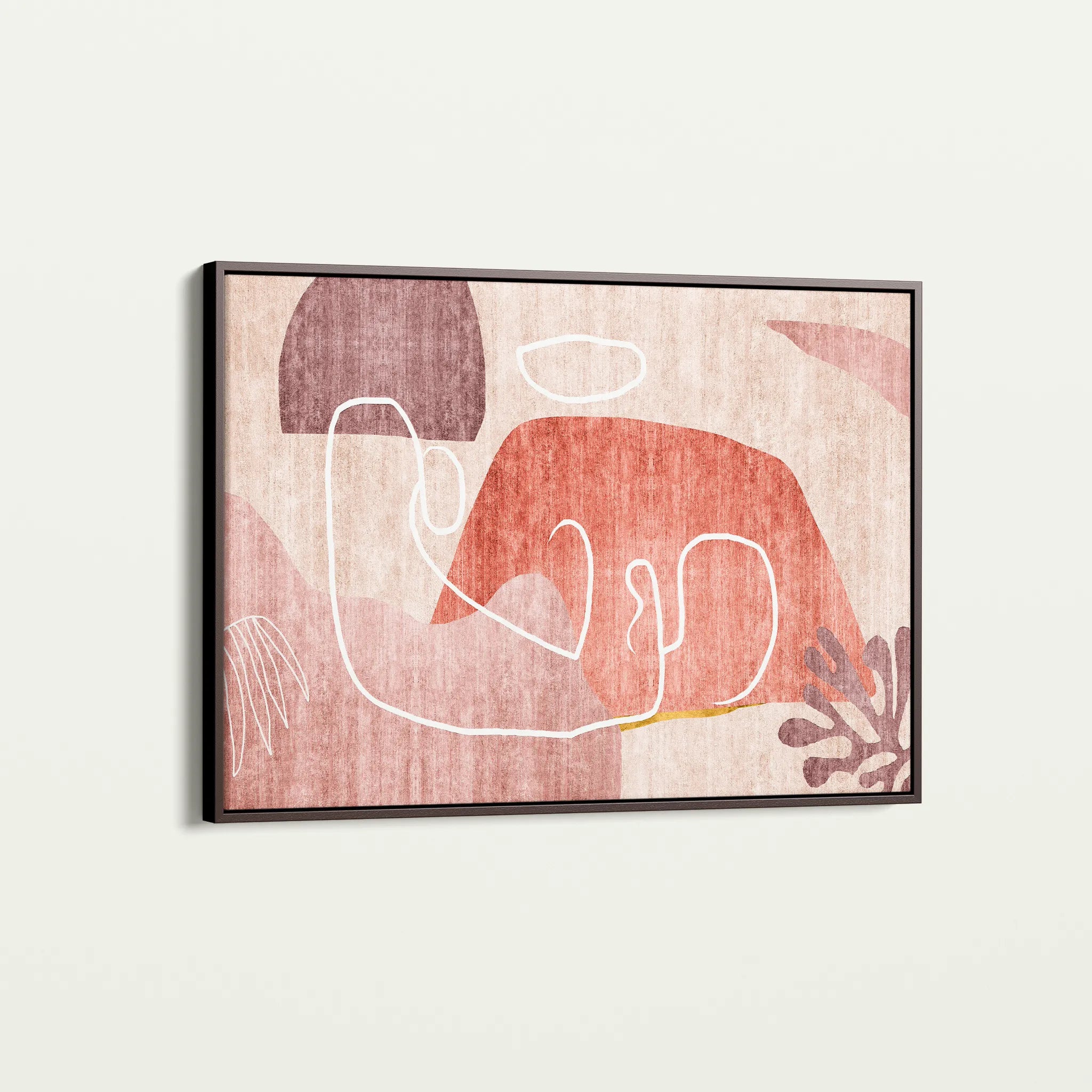 Boho 007 Canvas Art 60 x 40 cm / Black