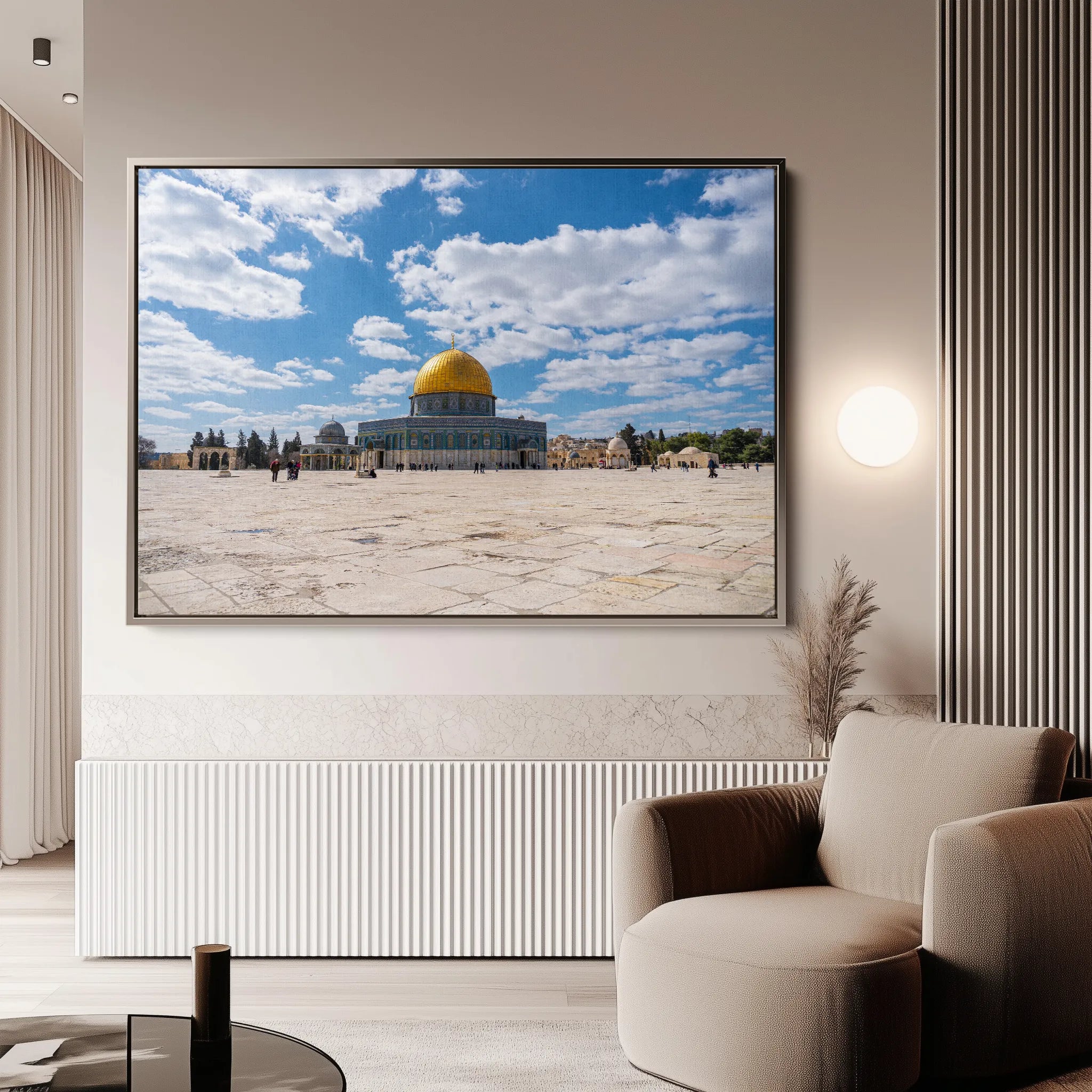 Palestine 007 Canvas Art 60 x 40 cm / Black