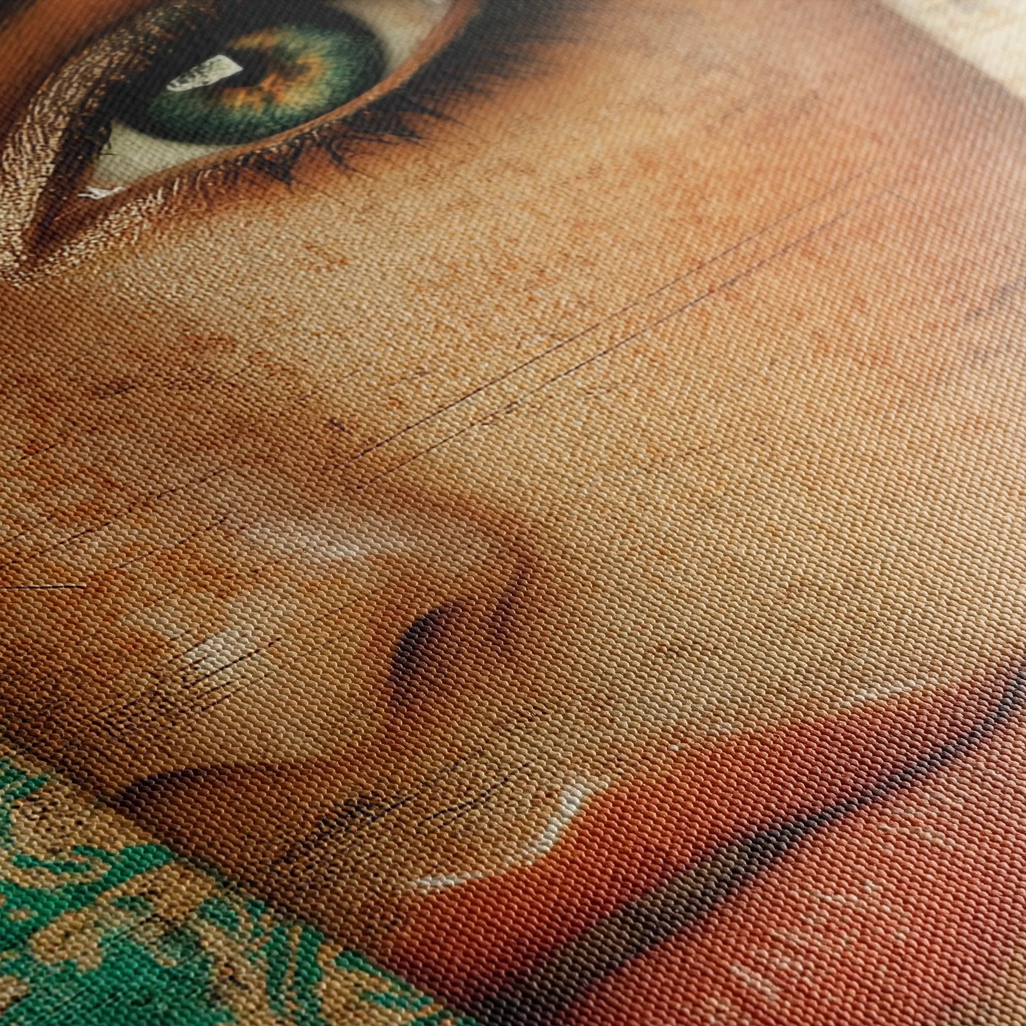 Portrait 007 Canvas Art 60 x 40 cm / Black