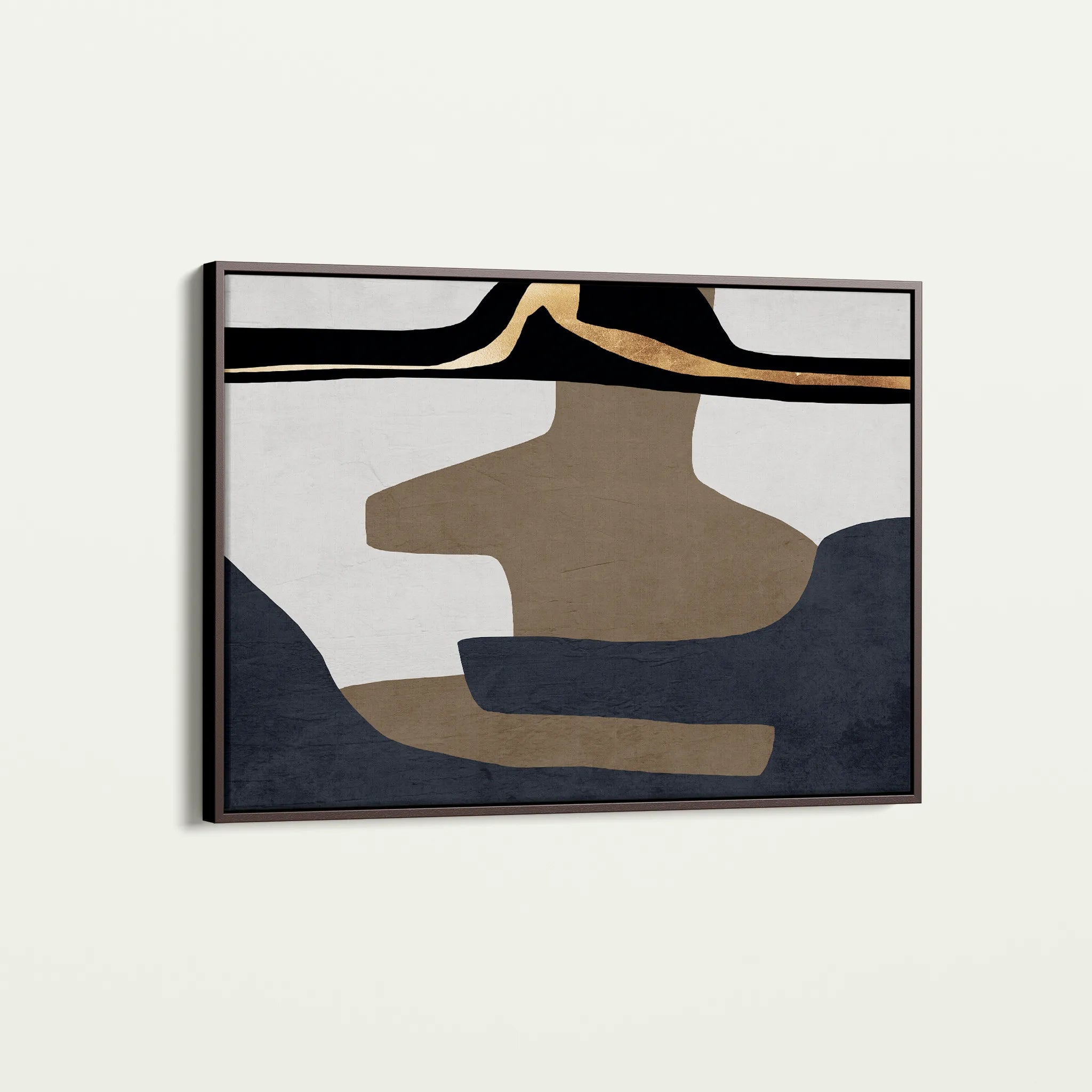 Boho 008 Canvas Art 60 x 40 cm / Black