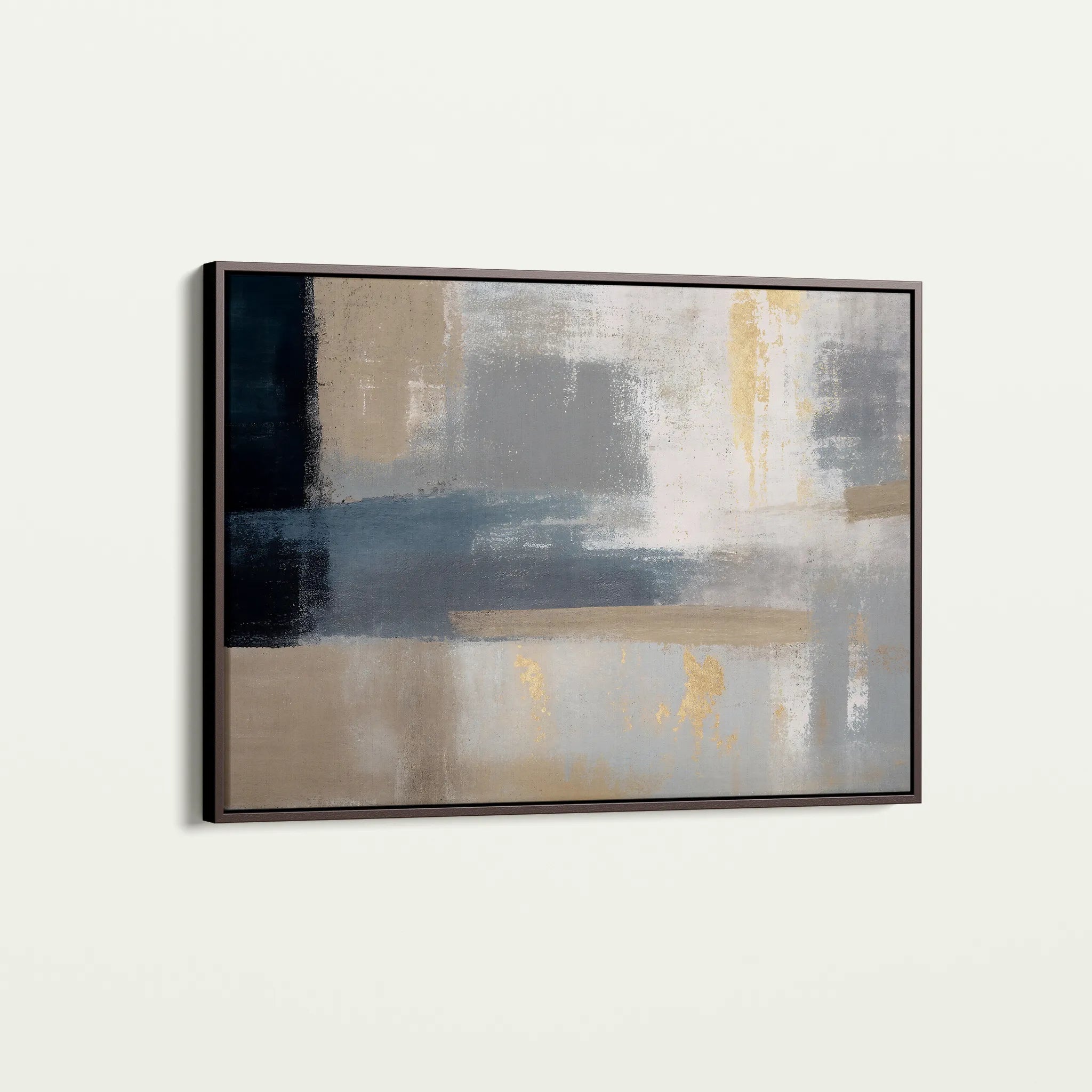 Abstract 009 Canvas Art 60 x 40 cm / Black