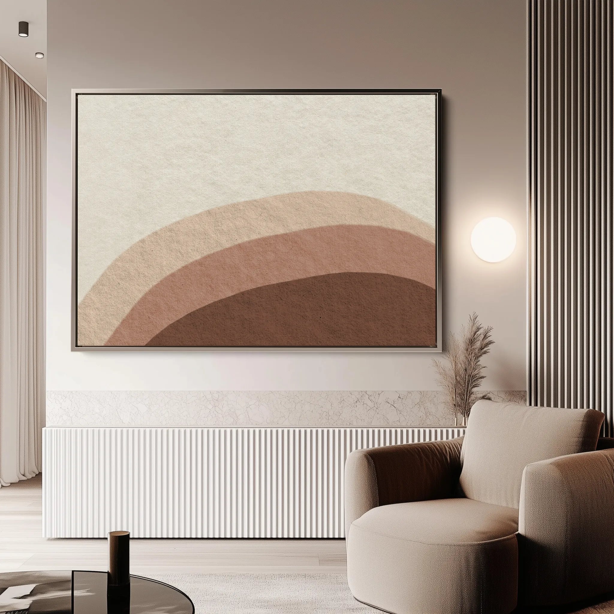 Boho 009 Canvas Art 60 x 40 cm / Black