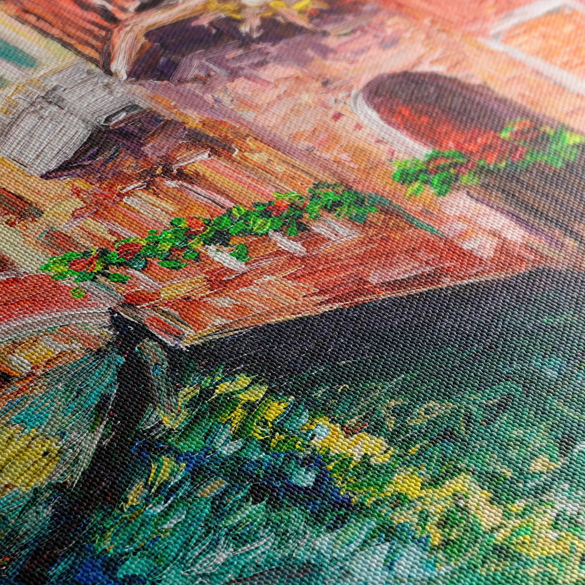 Landscape 009 Canvas Art 60 x 40 cm / Black