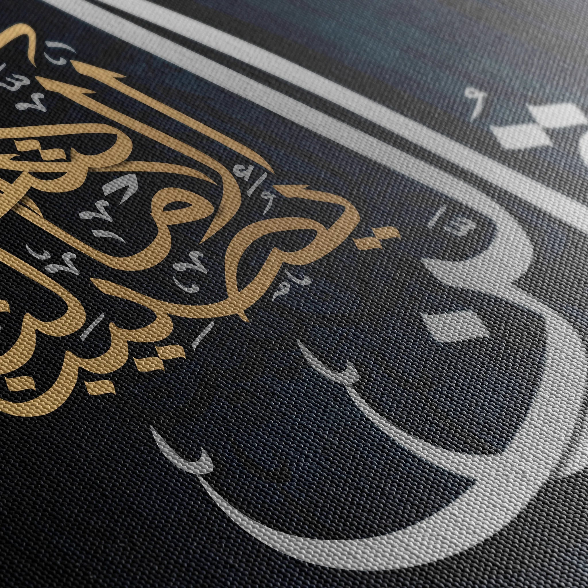 Islamic 011 Canvas Art 60 x 40 cm / Black