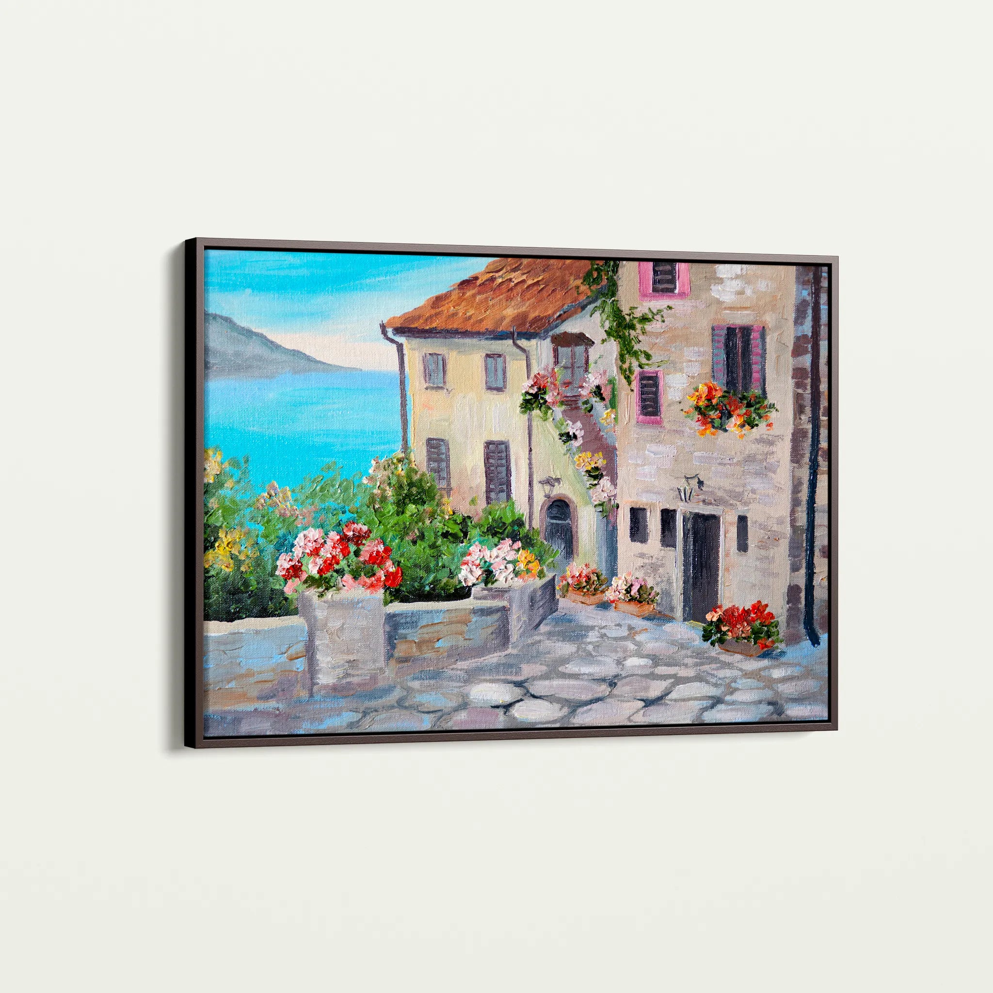 Landscape 012 Canvas Art 60 x 40 cm / Black