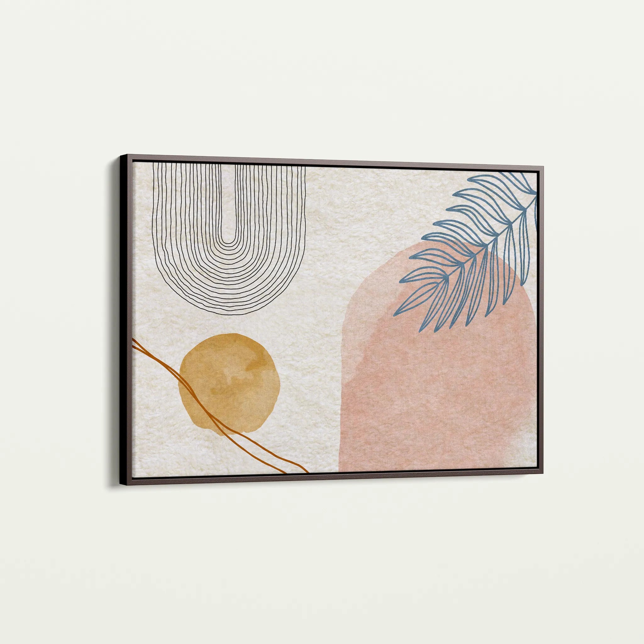 Boho 013 Canvas Art 60 x 40 cm / Black