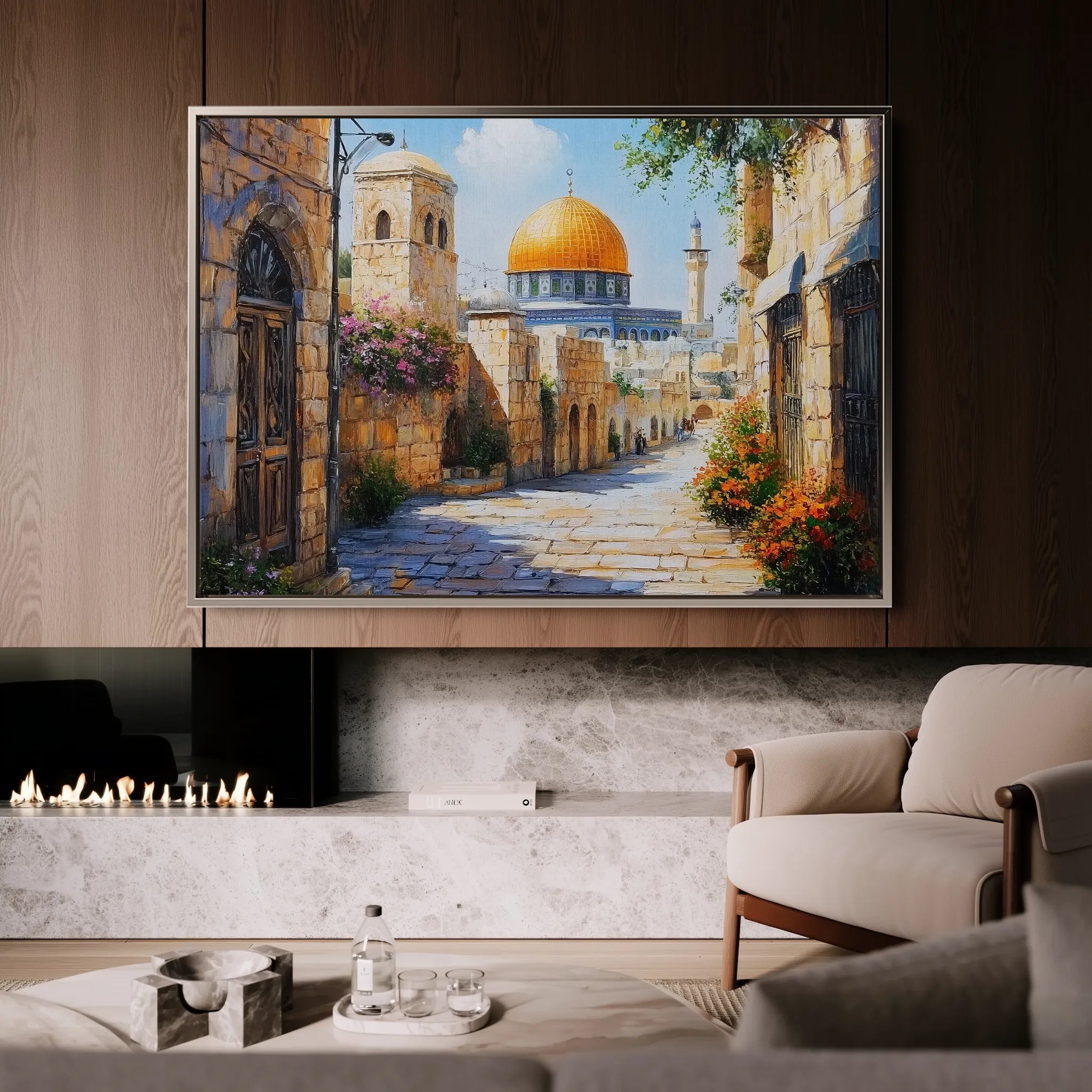 Palestine 013 Canvas Art 60 x 40 cm / Black
