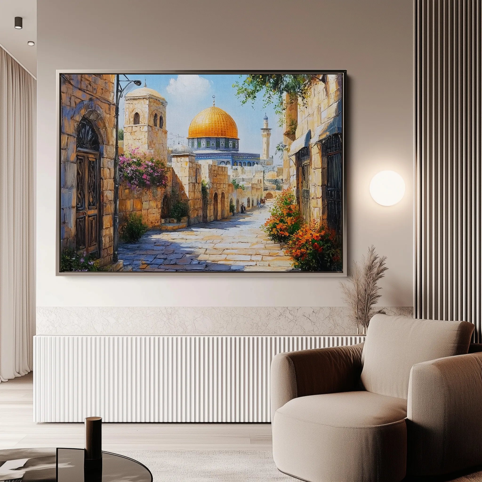 Palestine 013 Canvas Art 60 x 40 cm / Black