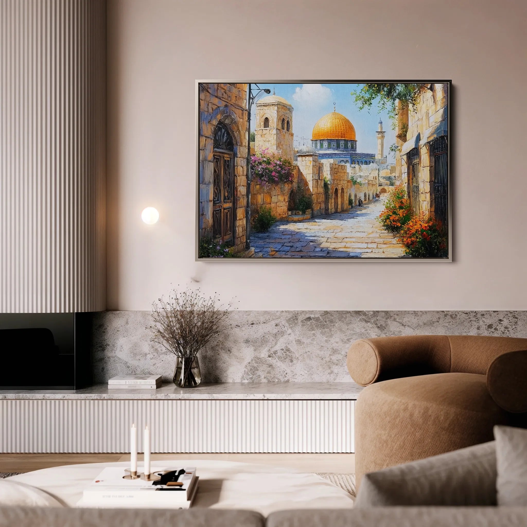 Palestine 013 Canvas Art 60 x 40 cm / Black