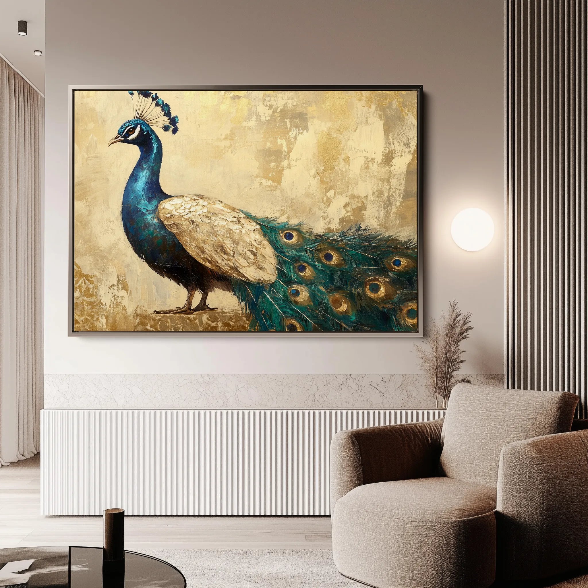 Animals 015 Canvas Art 60 x 40 cm / Black