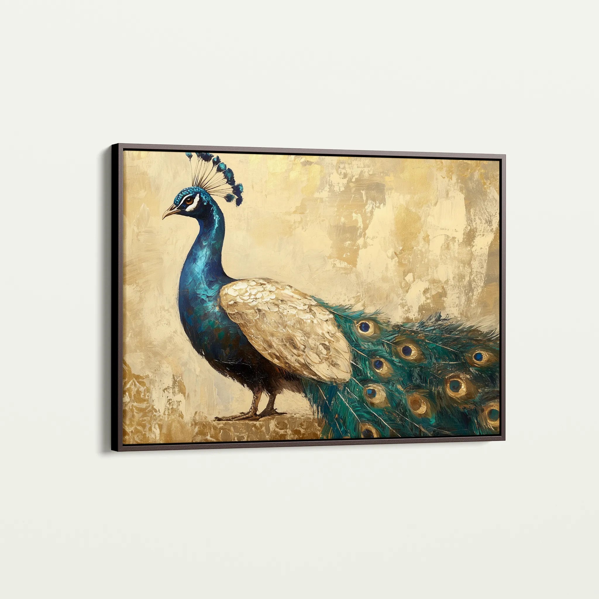 Animals 015 Canvas Art 60 x 40 cm / Black