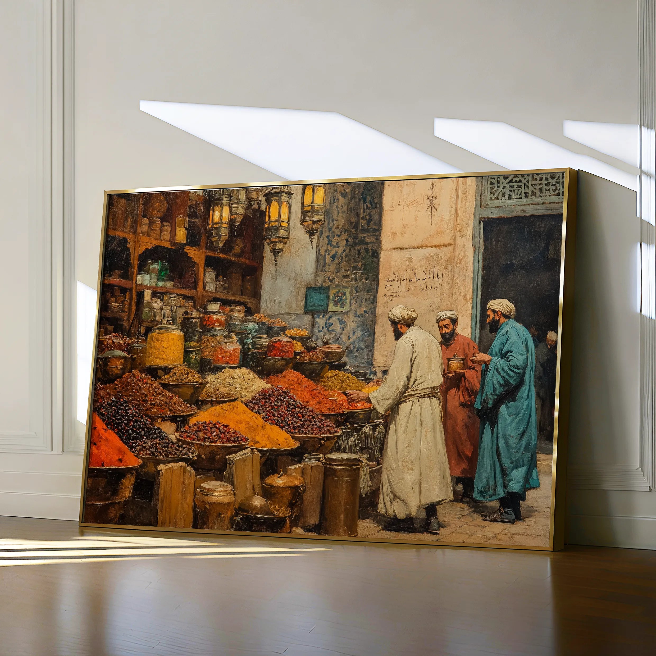 Orientalist 015 Canvas Art 60 x 40 cm / Black