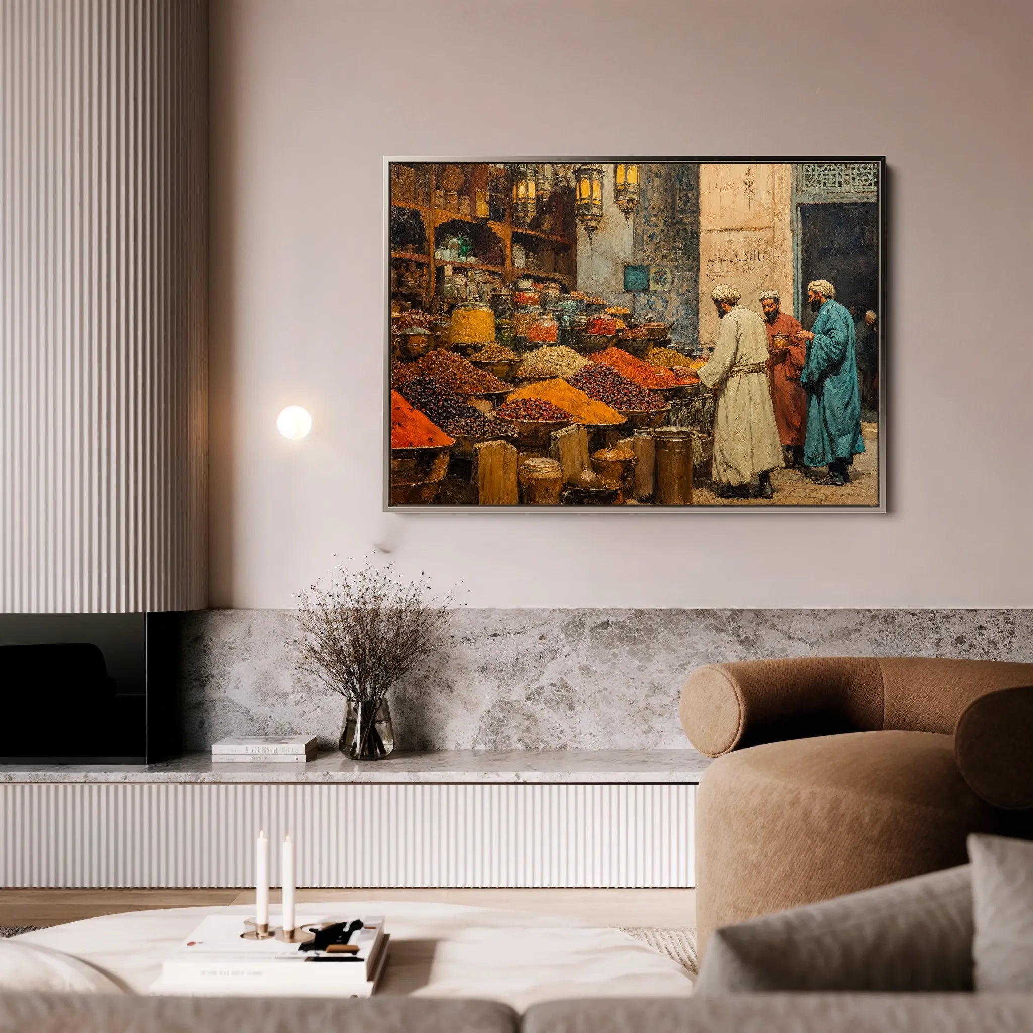 Orientalist 015 Canvas Art 60 x 40 cm / Black