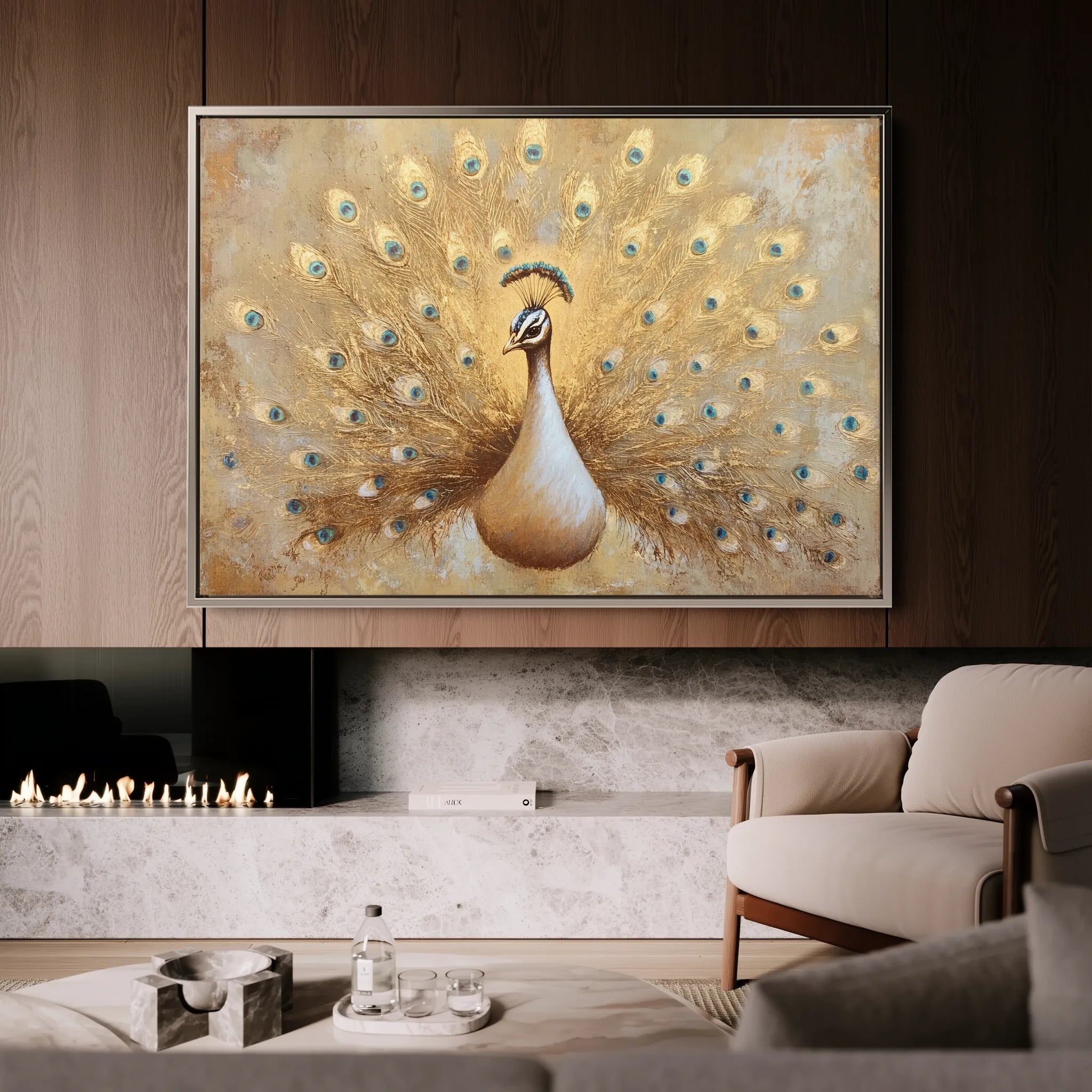 Animals 016 Canvas Art 60 x 40 cm / Black