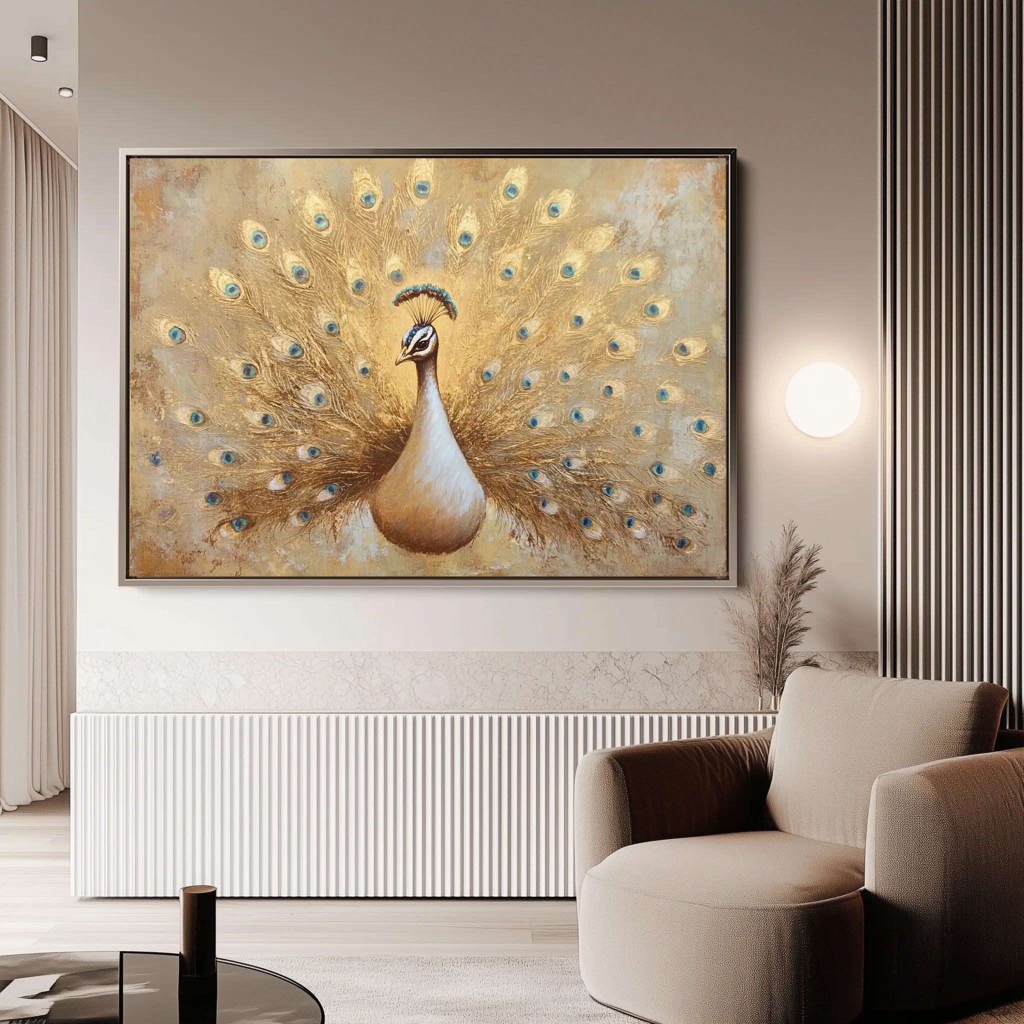 Animals 016 Canvas Art 60 x 40 cm / Black