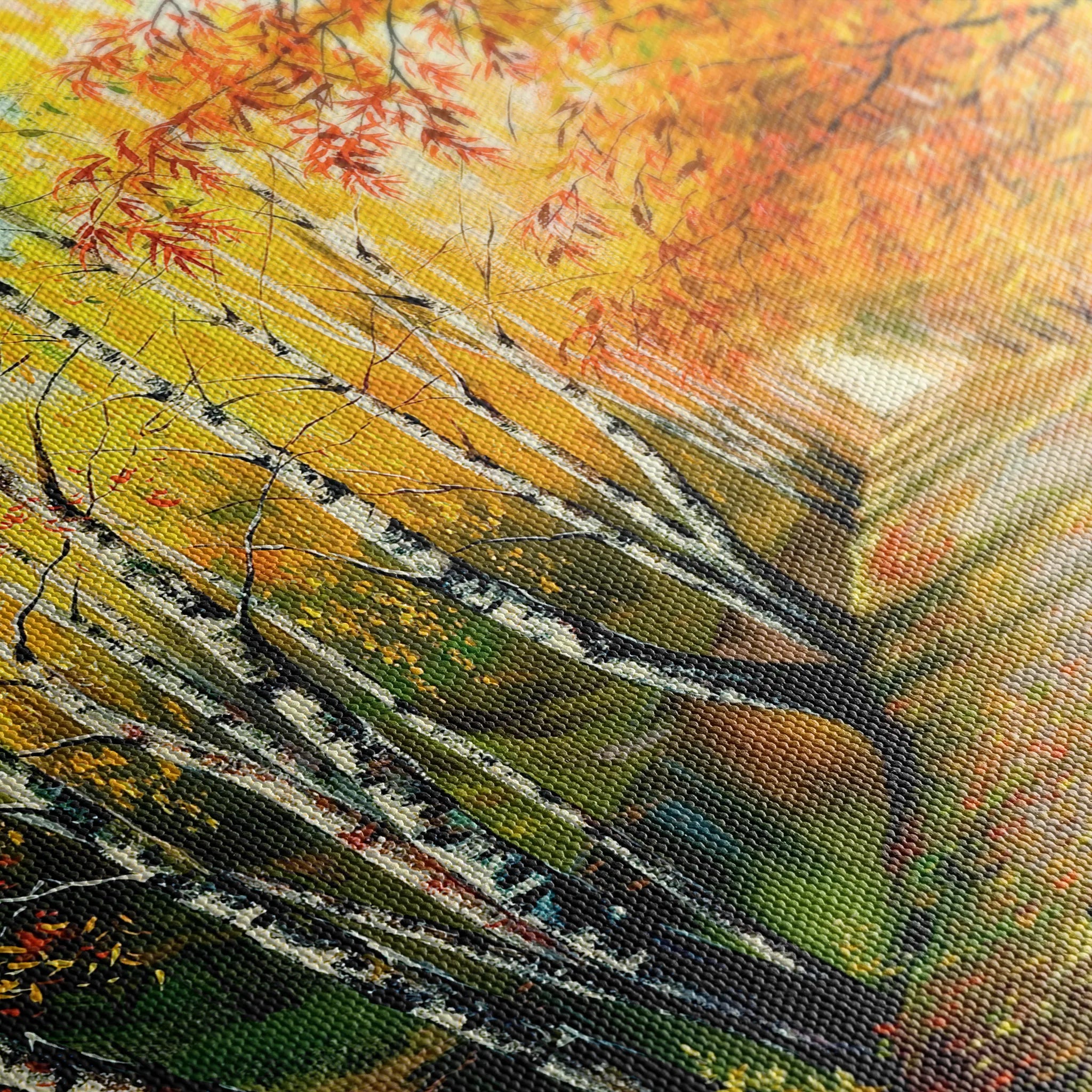 Landscape 017 Canvas Art 60 x 40 cm / Black