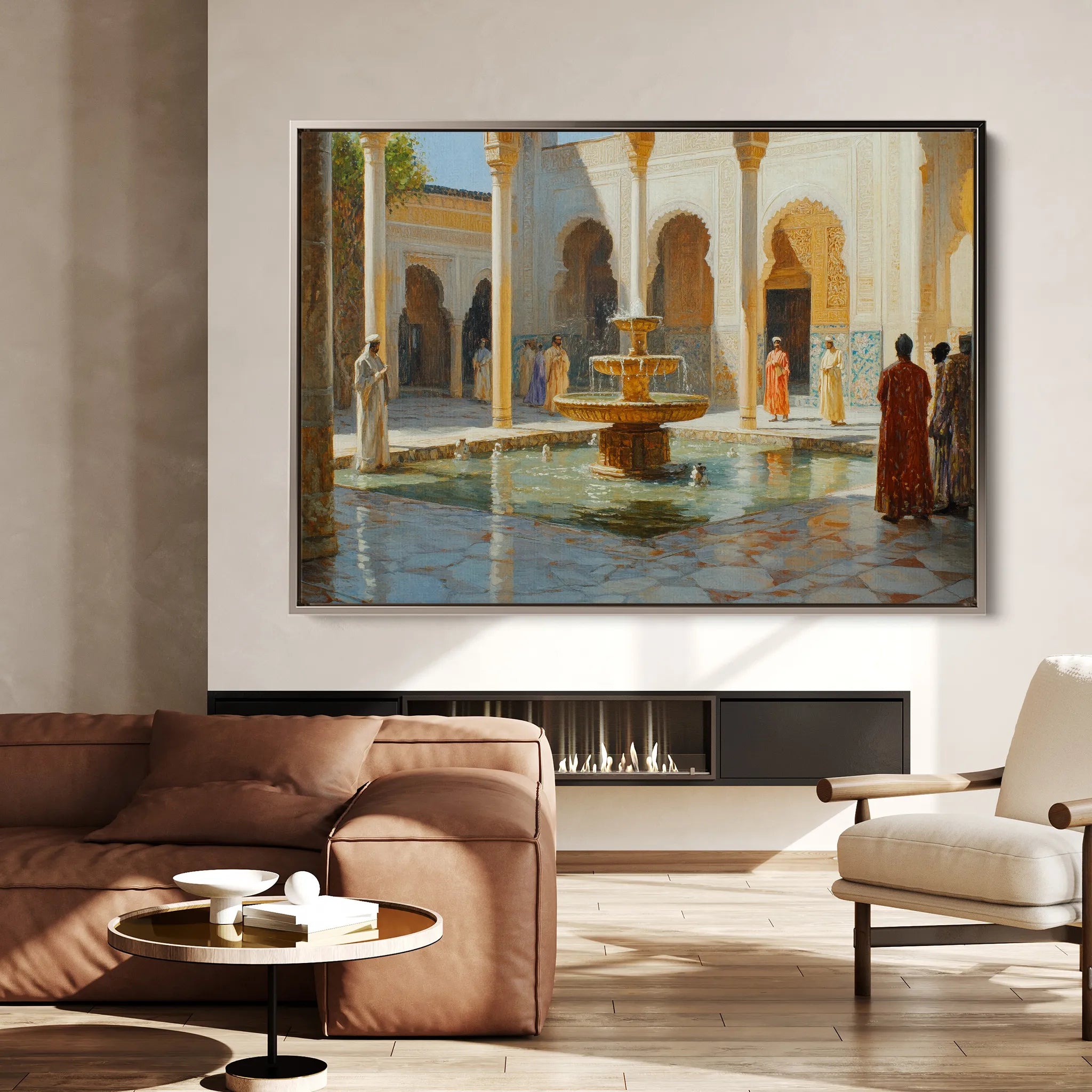 Orientalist 017 Canvas Art 60 x 40 cm / Black