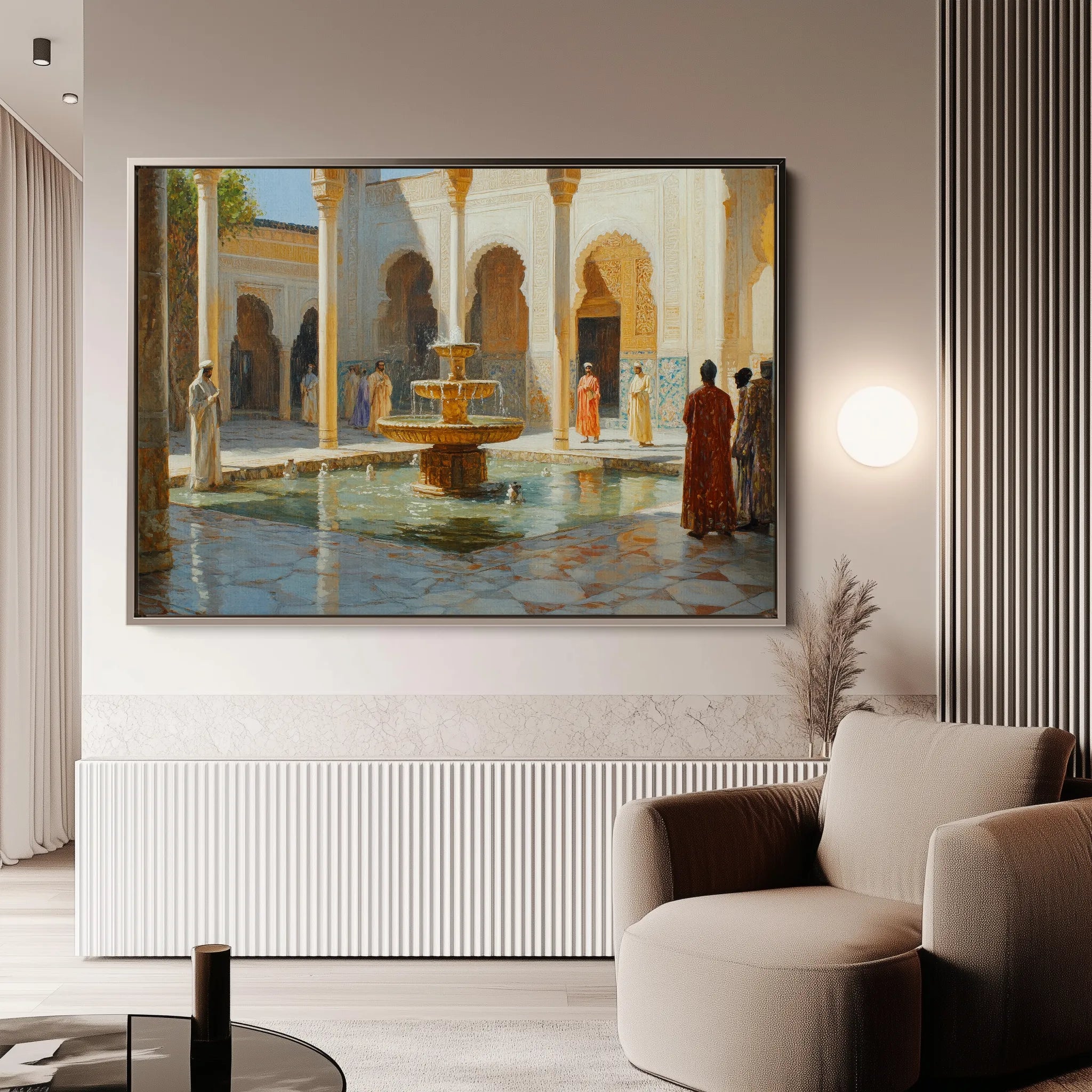 Orientalist 017 Canvas Art 60 x 40 cm / Black