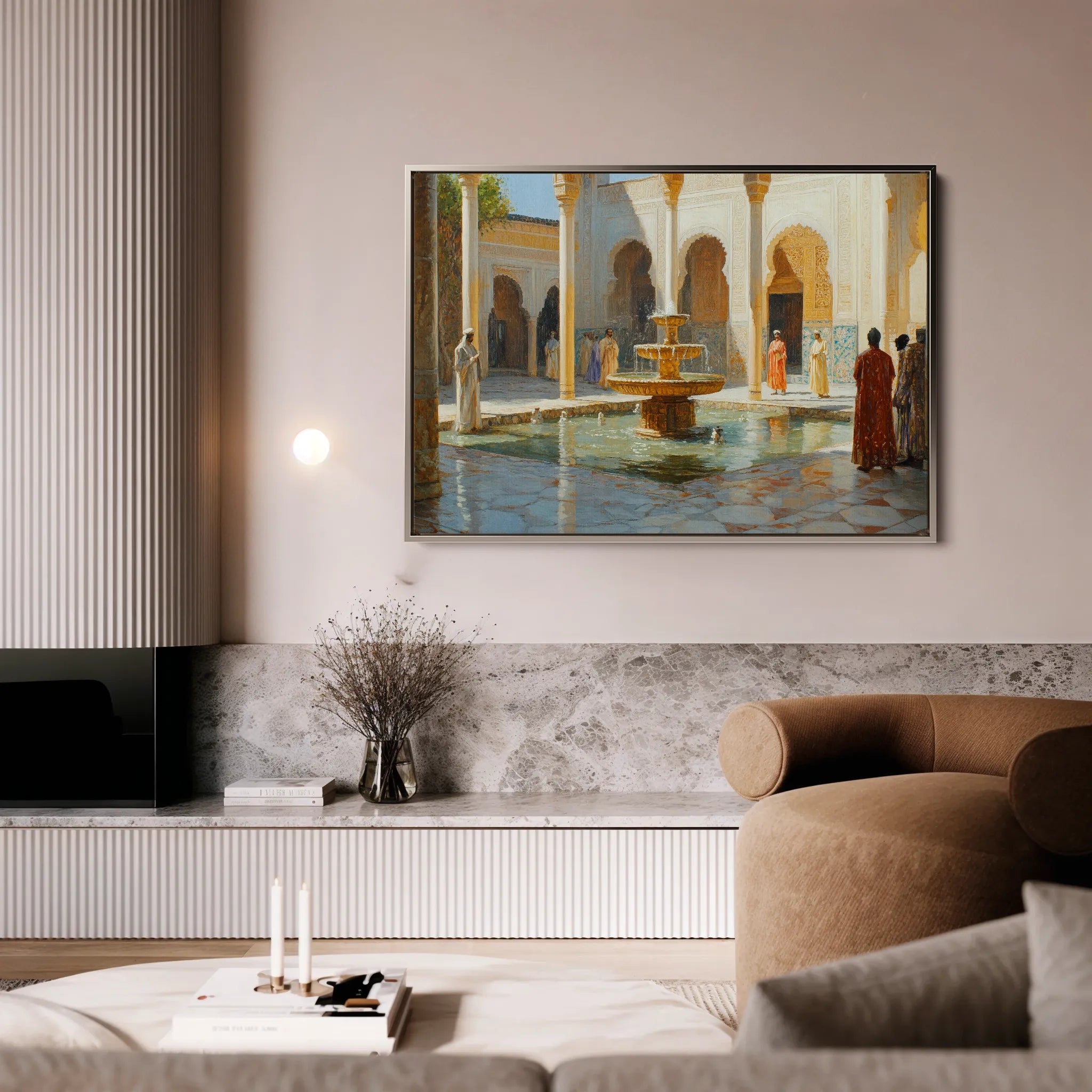 Orientalist 017 Canvas Art 60 x 40 cm / Black