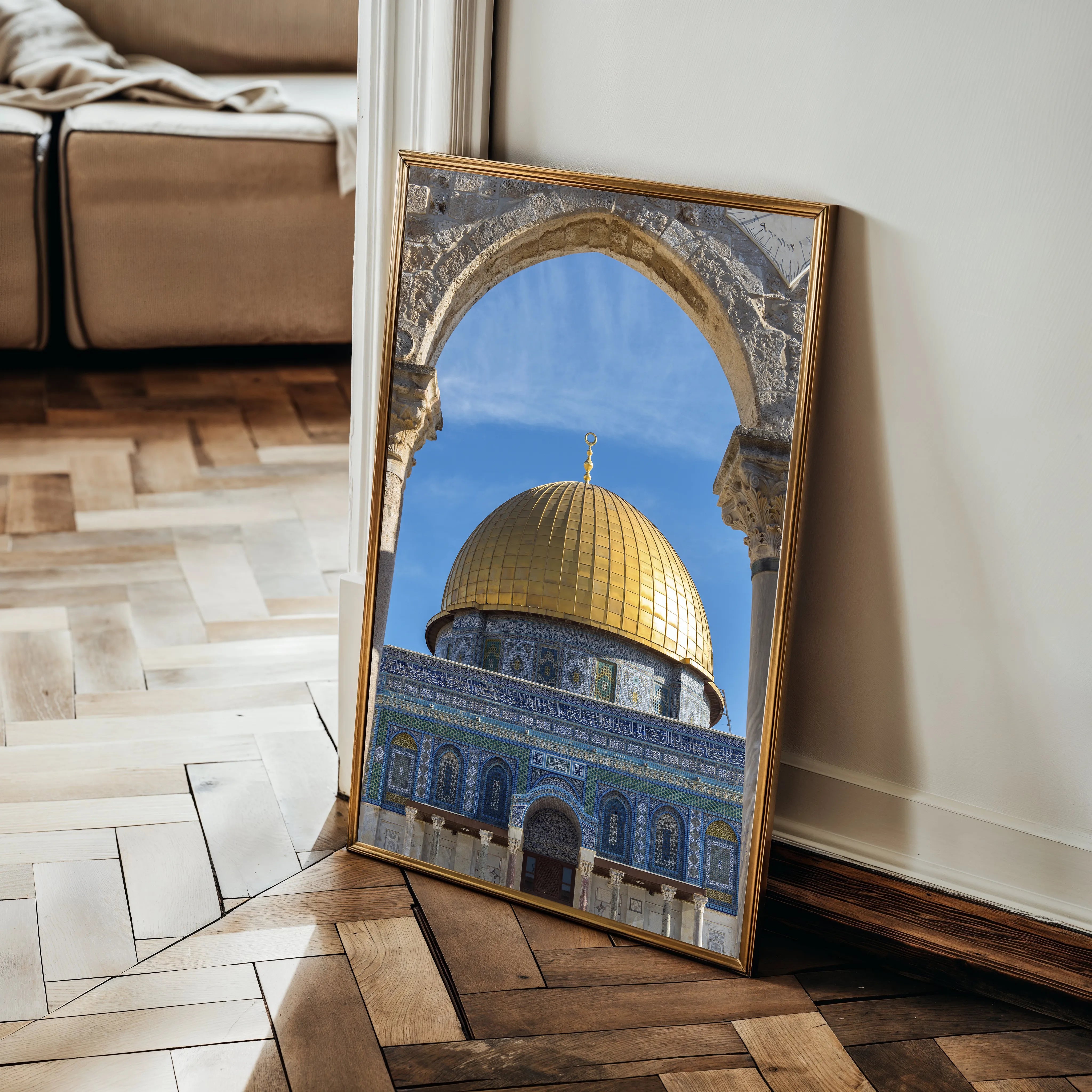 Palestine 017 Canvas Art 60 x 40 cm / Black