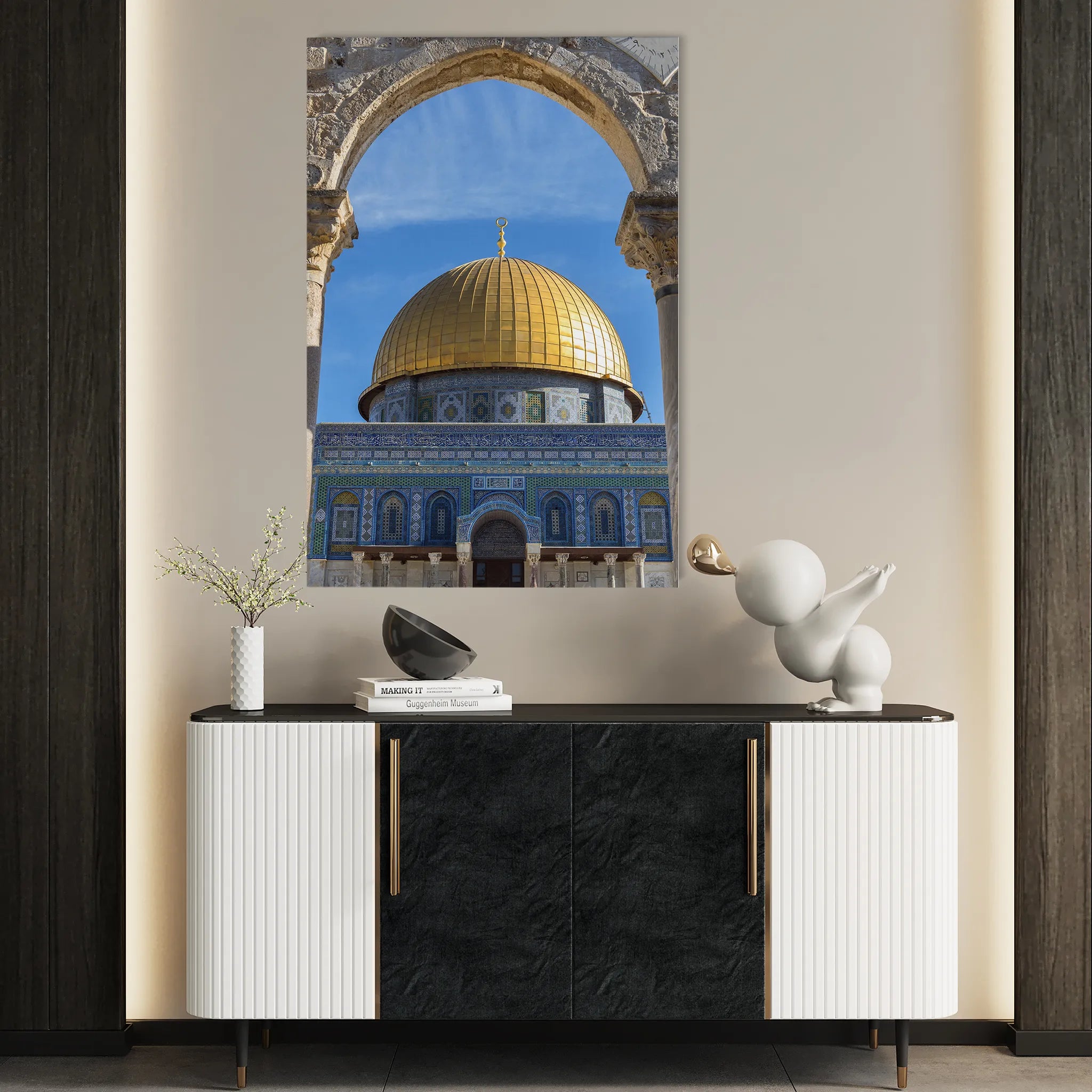 Palestine 017 Canvas Art 60 x 40 cm / Black