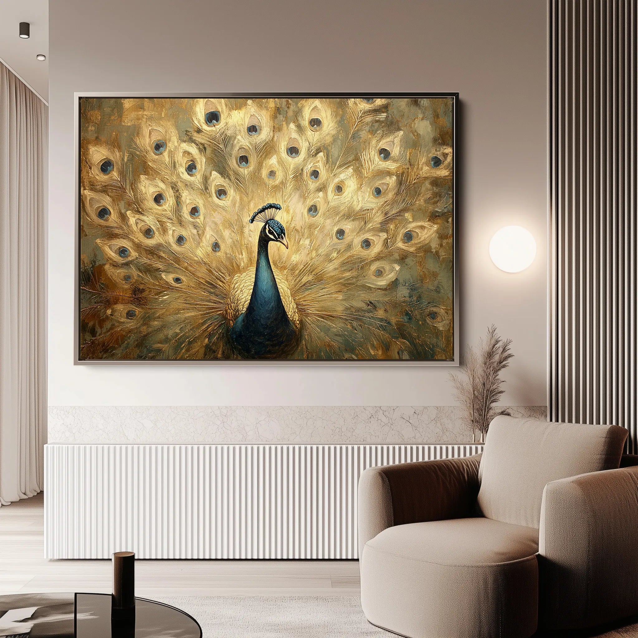 Animals 018 Canvas Art 60 x 40 cm / Black