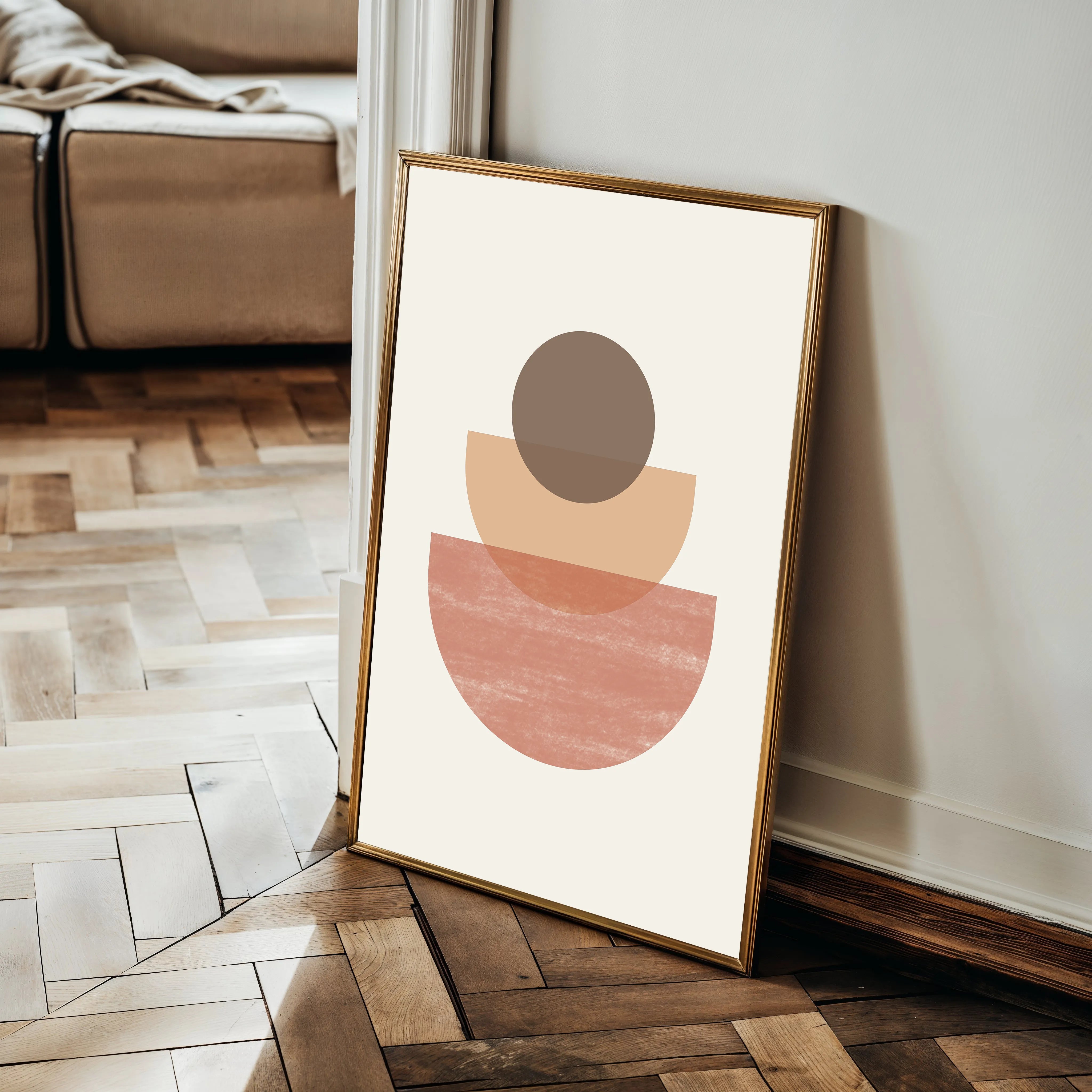 Boho 018 Canvas Art 60 x 40 cm / Black