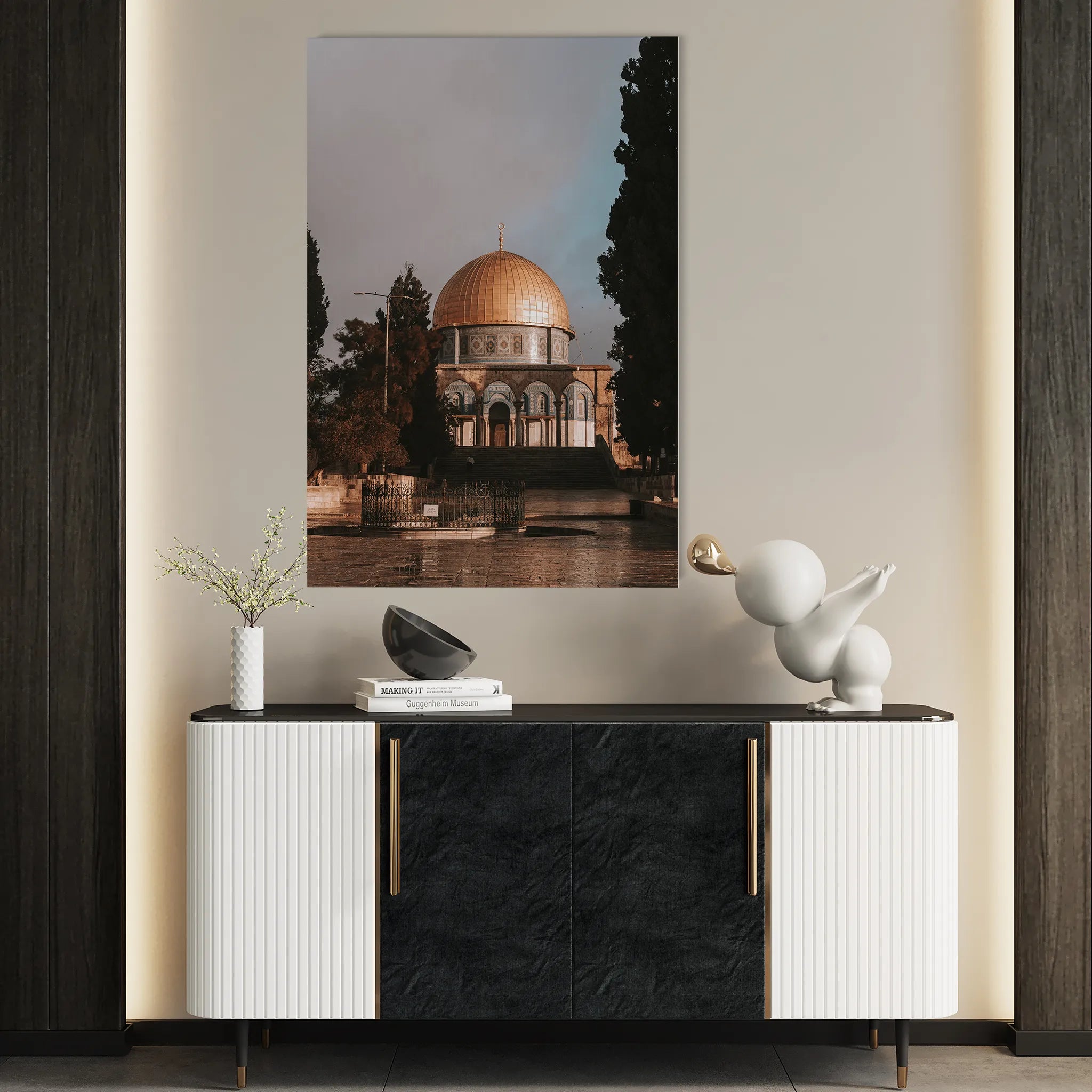 Palestine 018 Canvas Art 60 x 40 cm / Black
