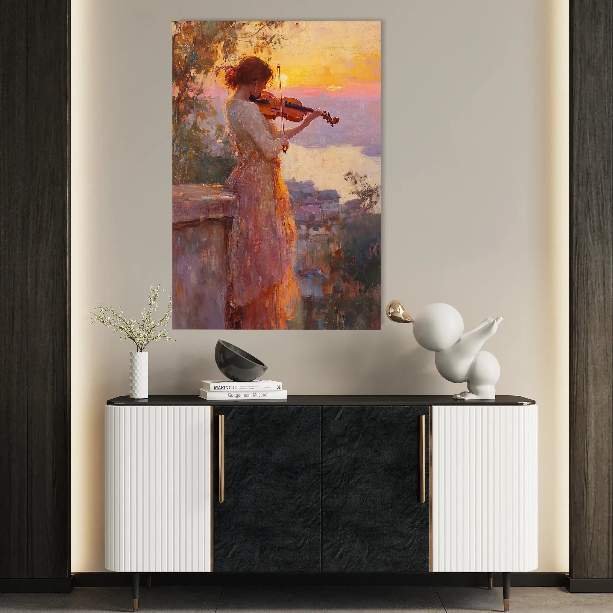 Classic 019 Canvas Art 60 x 40 cm / Black