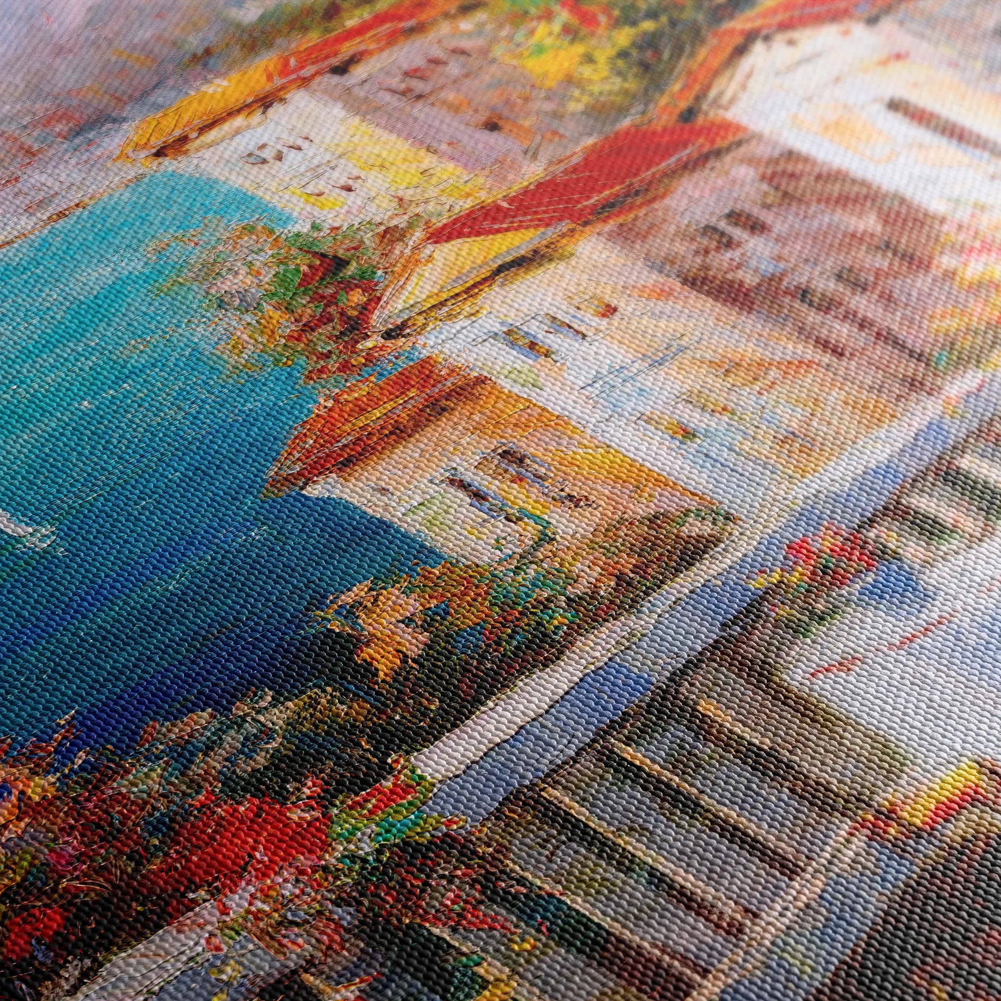 Landscape 019 Canvas Art 60 x 40 cm / Black
