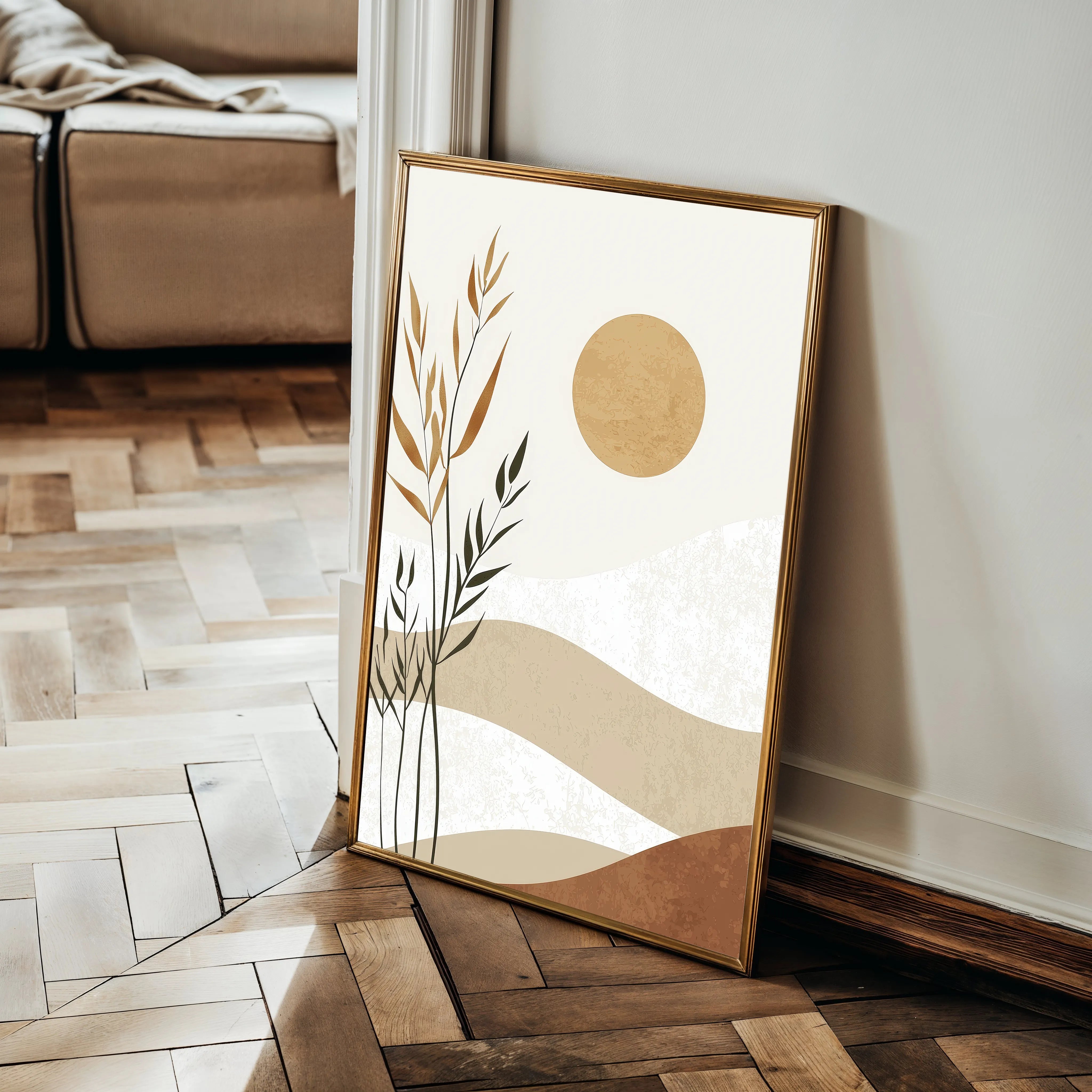 Boho 020 Canvas Art 60 x 40 cm / Black