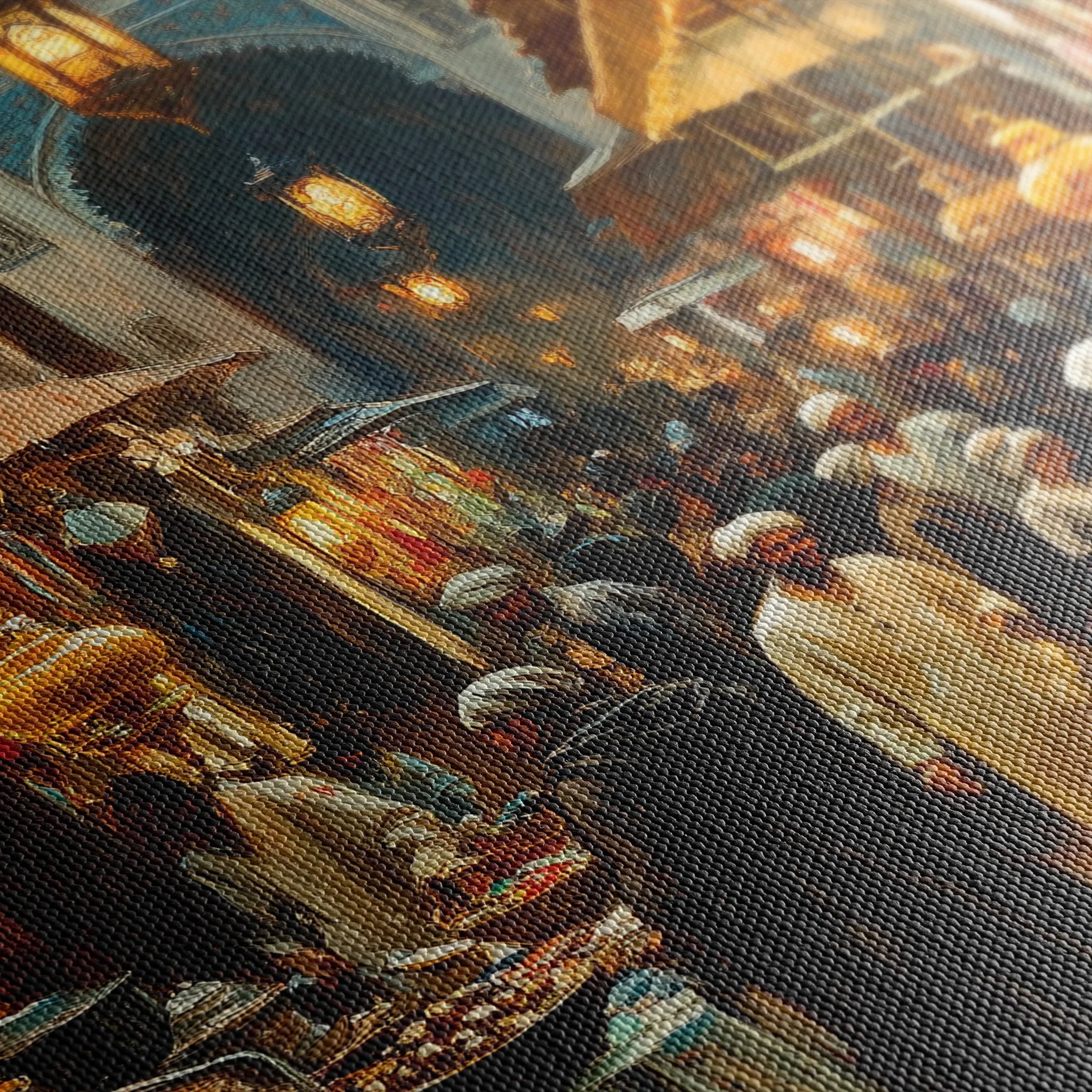 Orientalist 020 Canvas Art 60 x 40 cm / Black